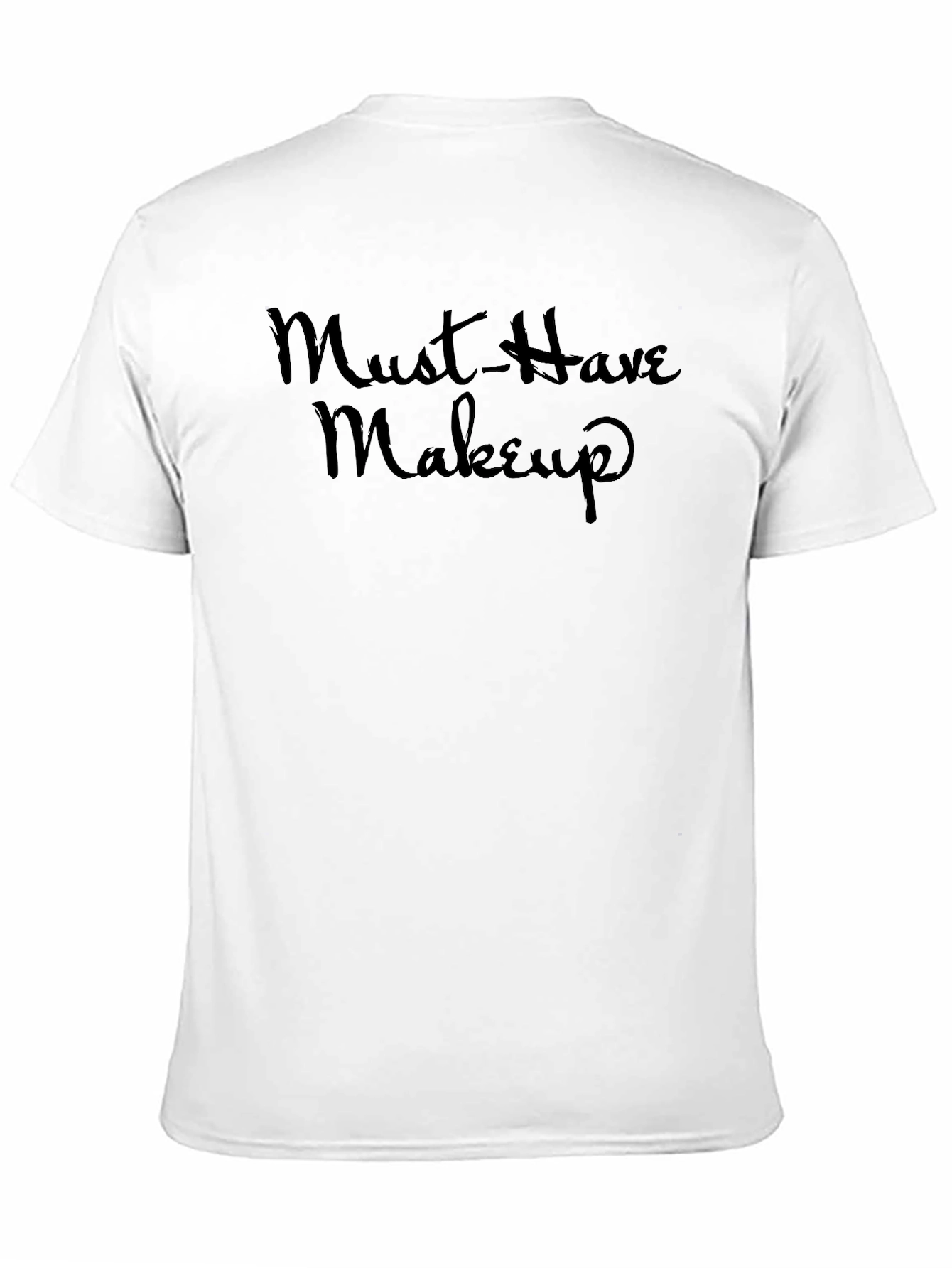 Must-Have Makeup Graphic Black T-Shirt