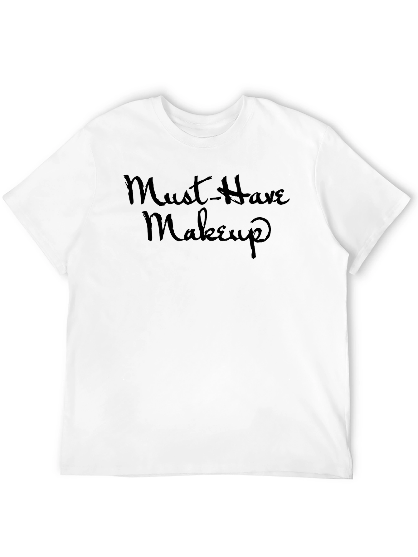 Must-Have Makeup Graphic Black T-Shirt