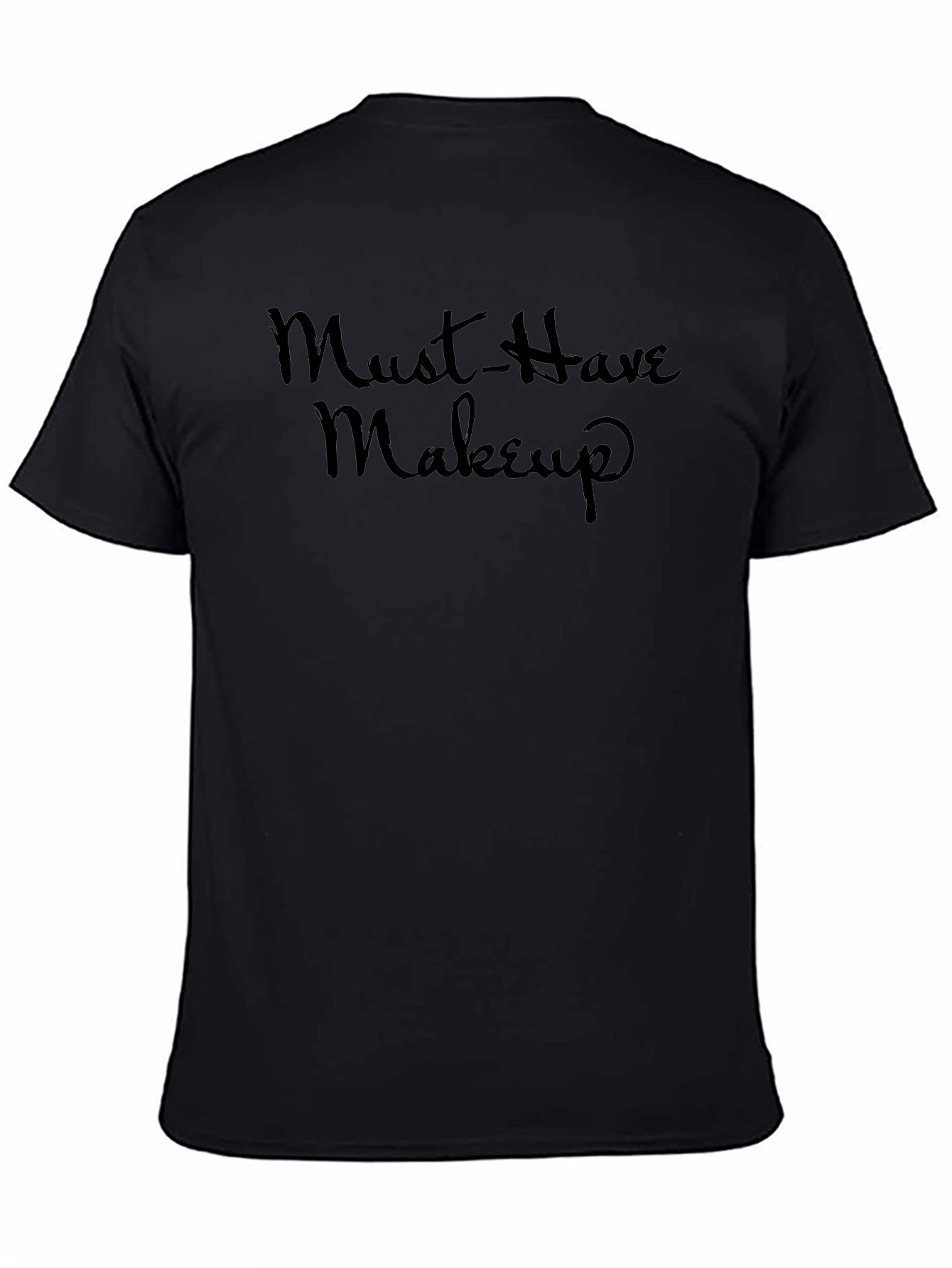 Must-Have Makeup Graphic Black T-Shirt