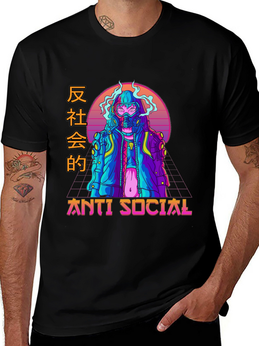 Anti Social Cyberpunk T-Shirt