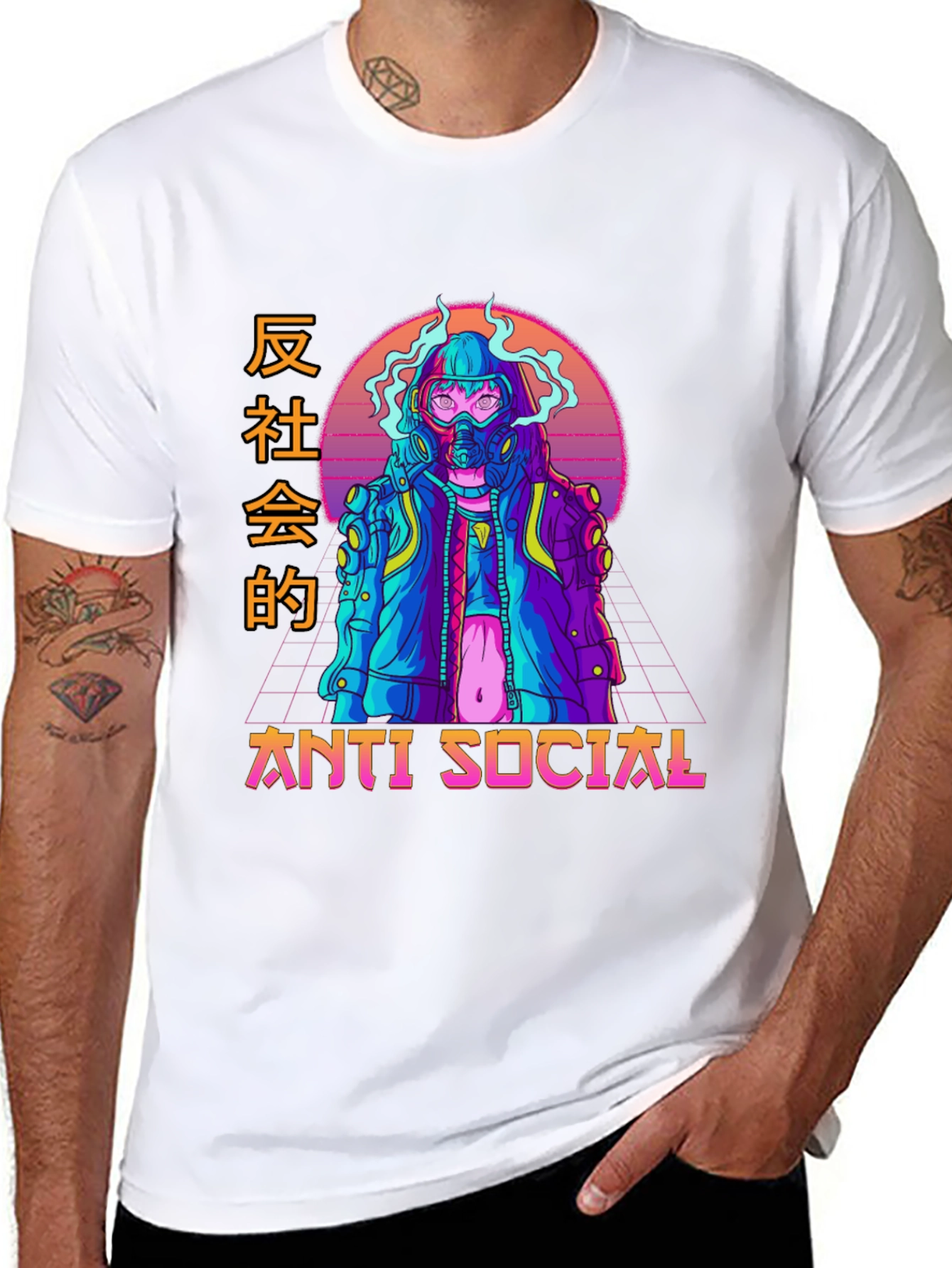 Anti Social Cyberpunk T-Shirt