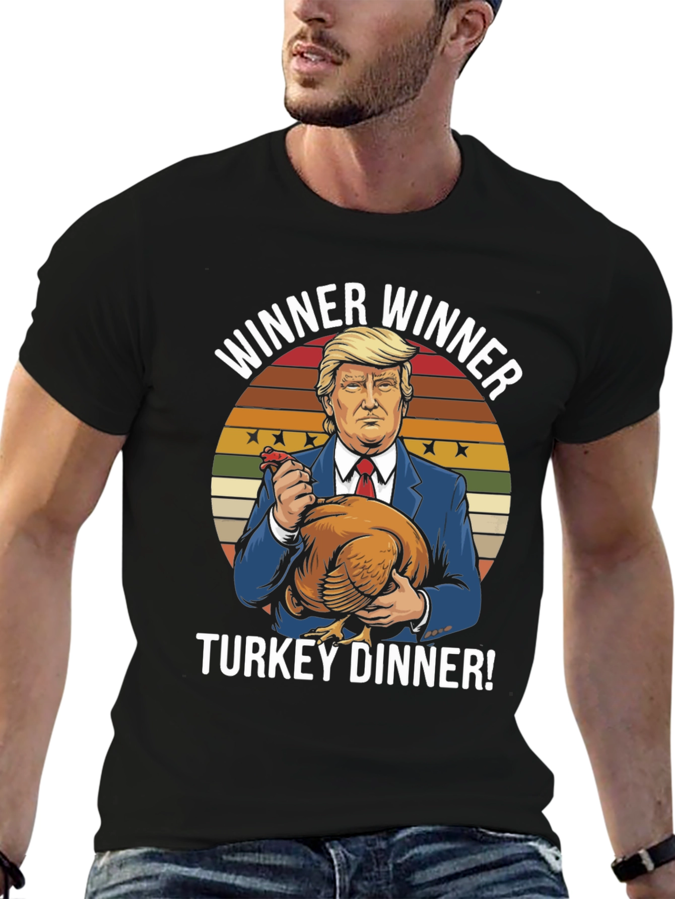 Trump Winner Winner Turkey Dinner Graphic T-Shirt
