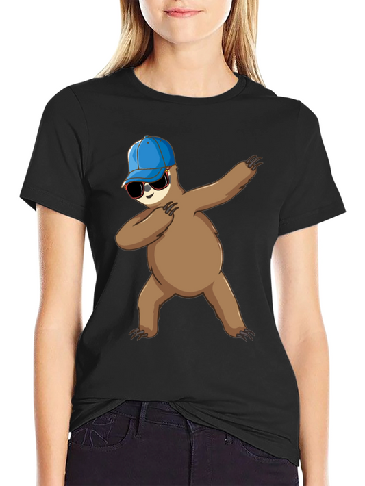 Dabbing Sloth Graphic Tee