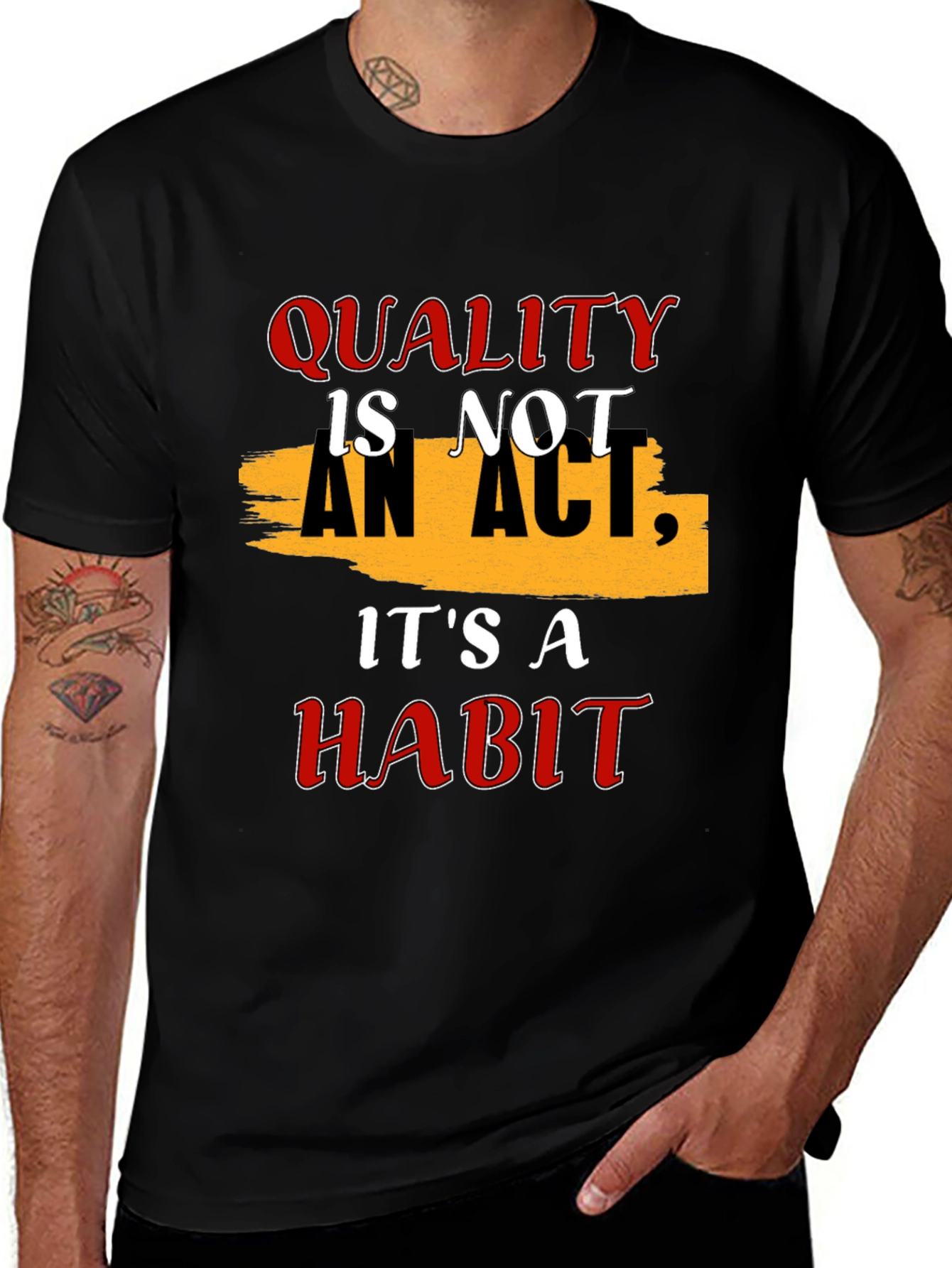Quality Habit Graphic T-Shirt