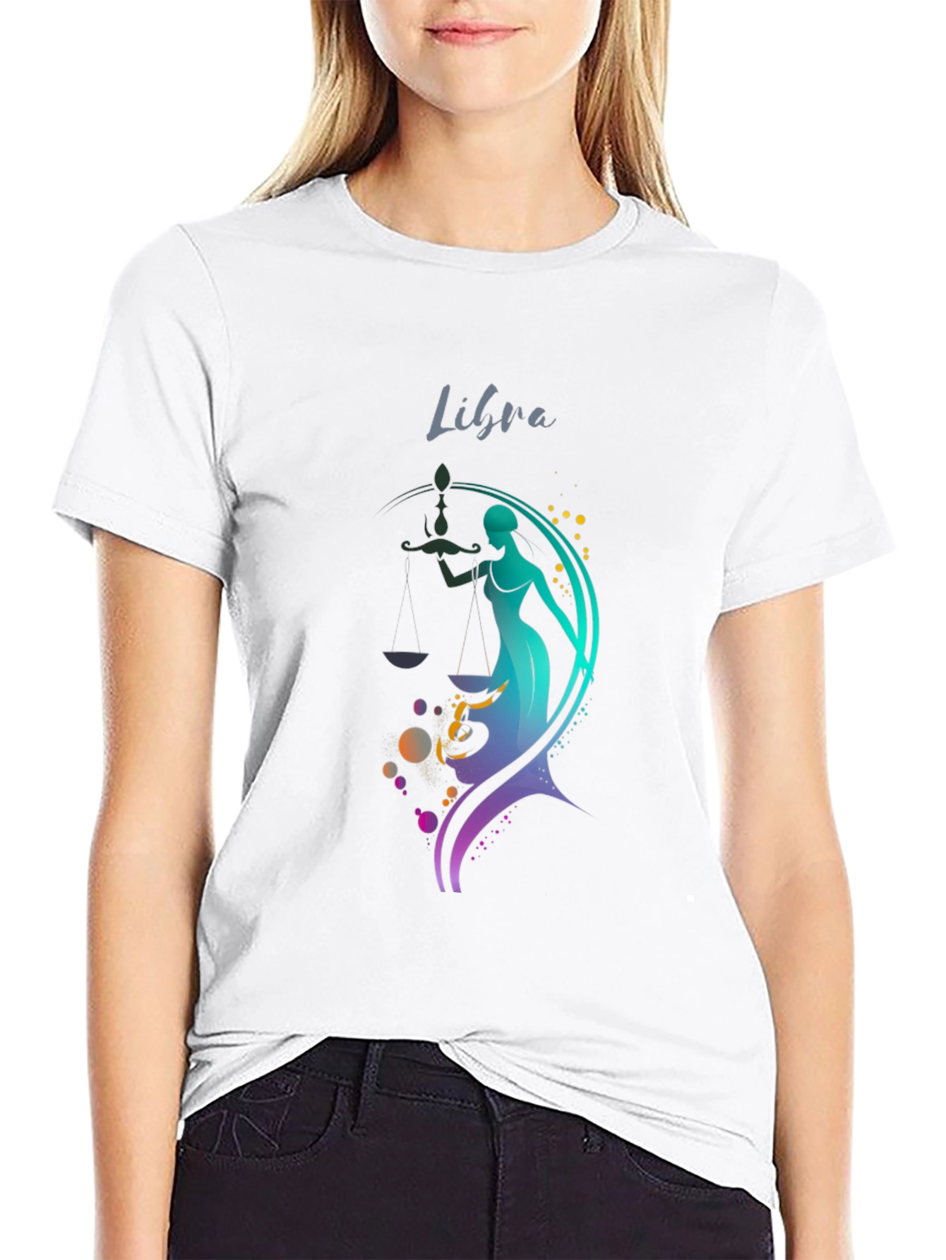 Libra Zodiac Graphic Tee - Stylish Astrology Shirt