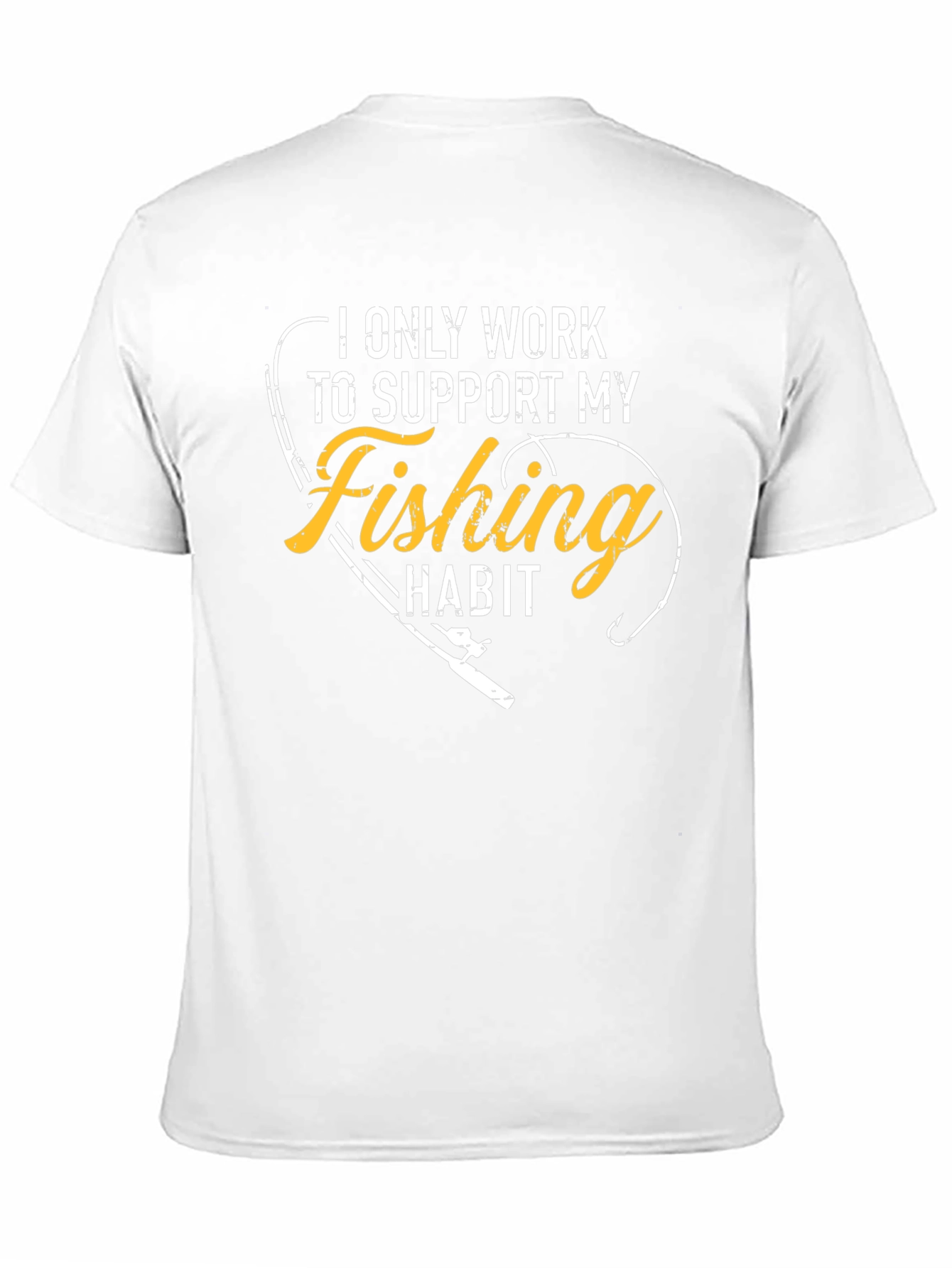 Fishing Habit Graphic Tee - Support My Hobby