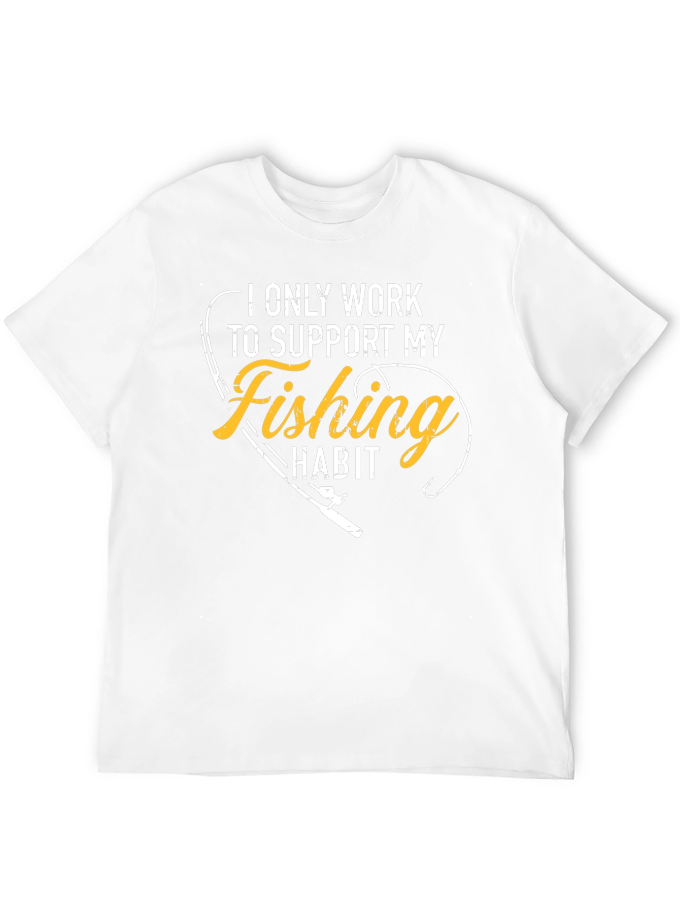 Fishing Habit Graphic Tee - Support My Hobby