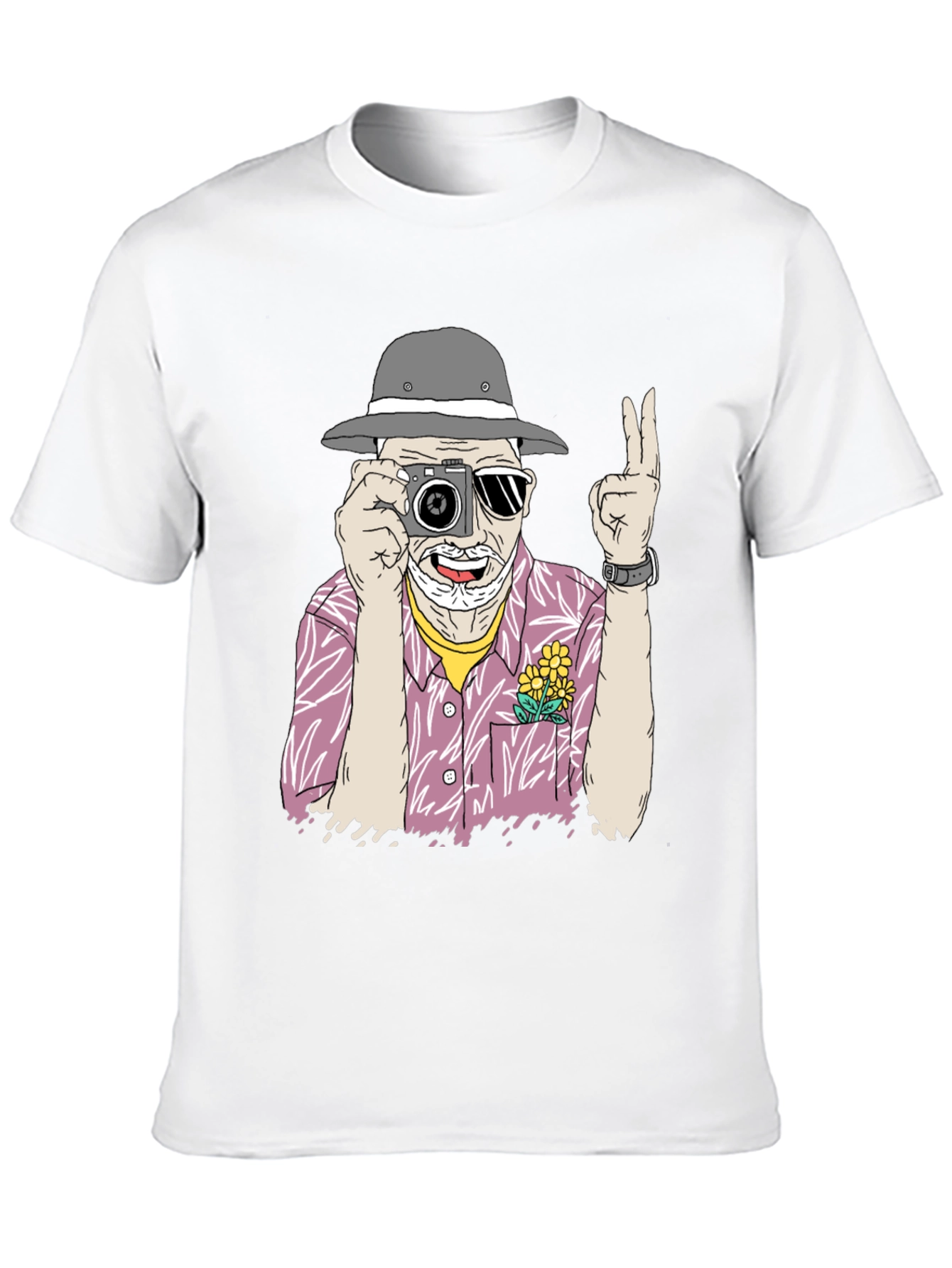 Retro Photographer Graphic T-Shirt