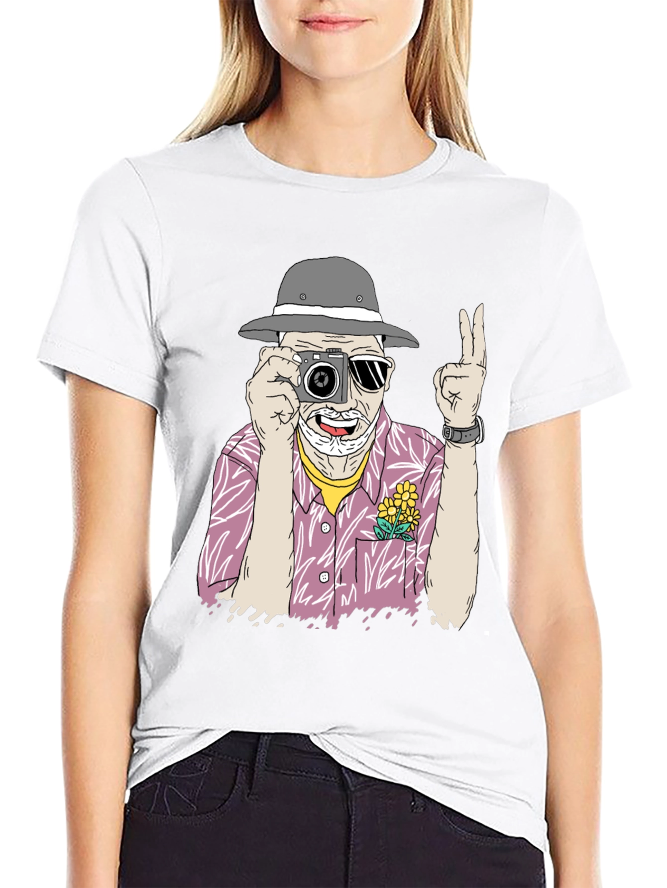 Retro Photographer Graphic T-Shirt