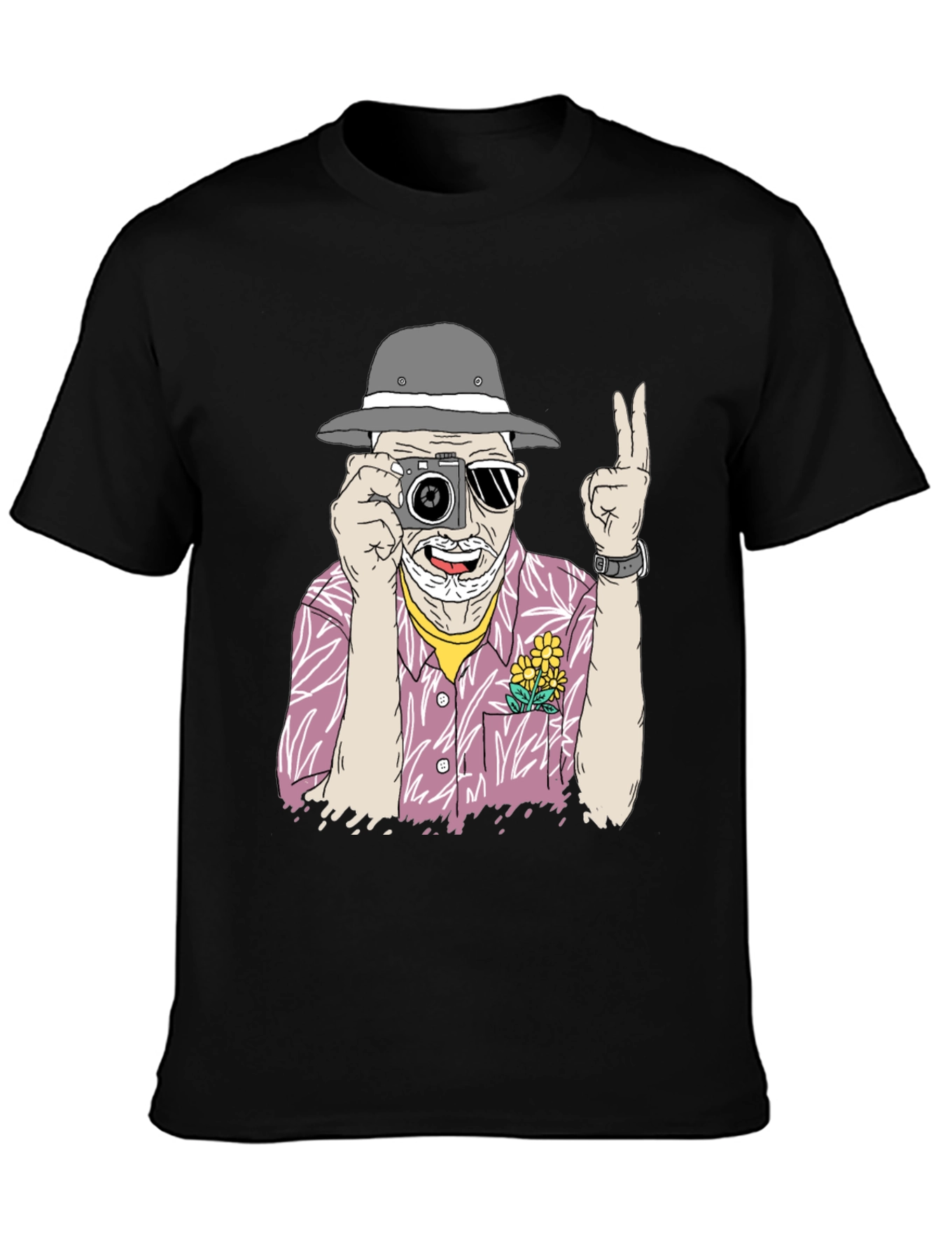 Retro Photographer Graphic T-Shirt
