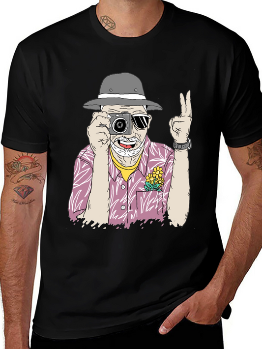 Retro Photographer Graphic T-Shirt