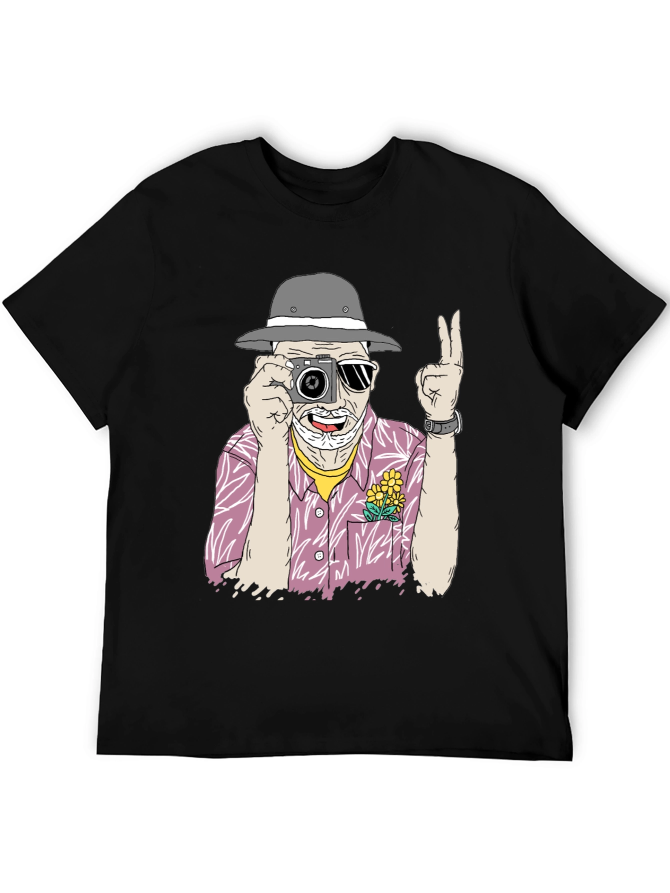 Retro Photographer Graphic T-Shirt