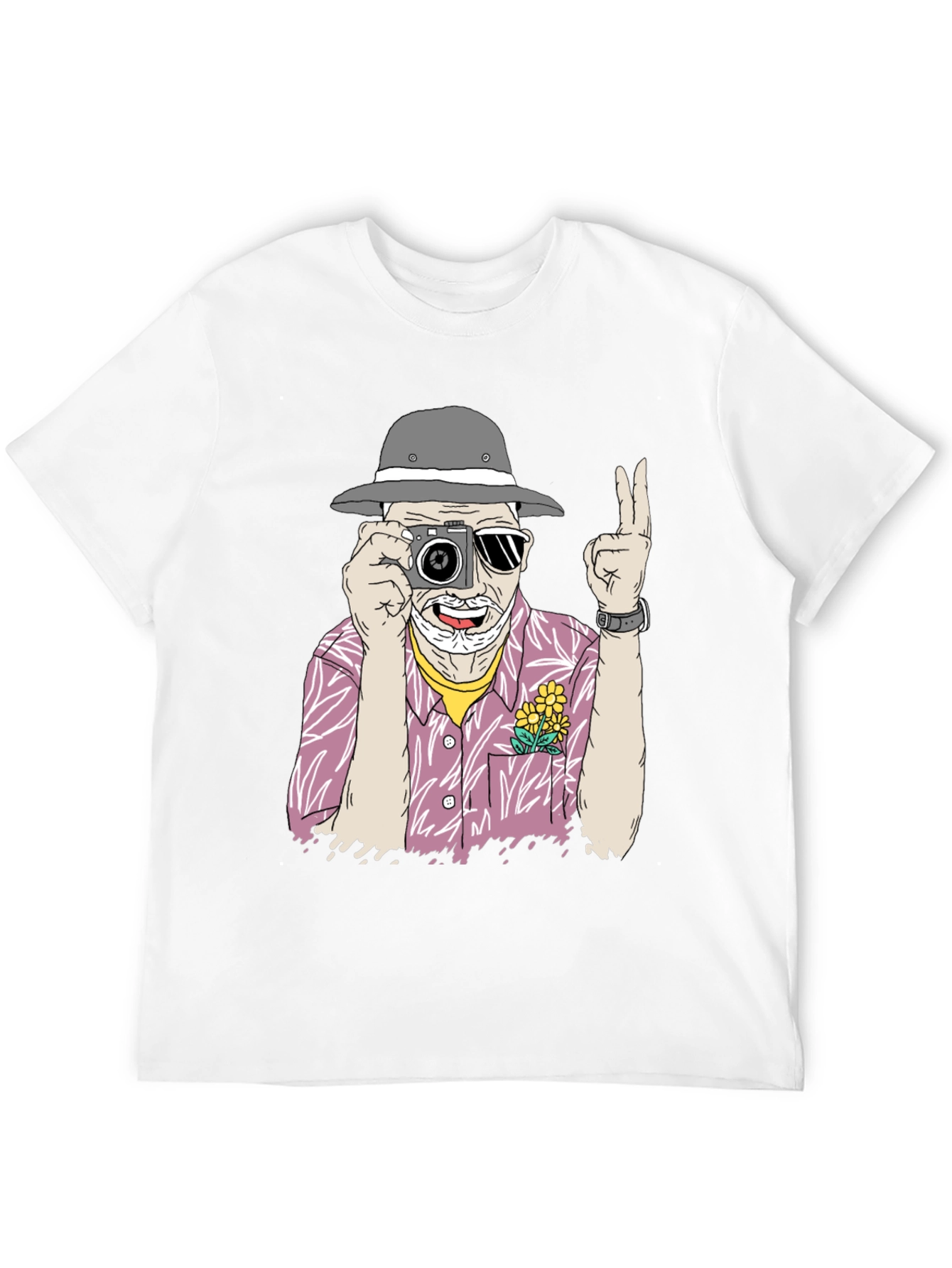 Retro Photographer Graphic T-Shirt