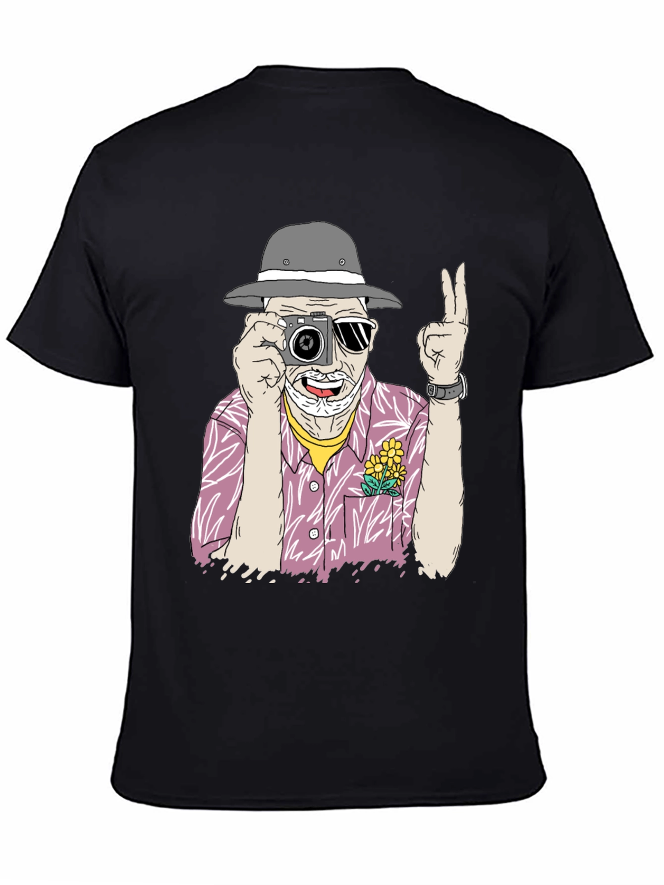 Retro Photographer Graphic T-Shirt