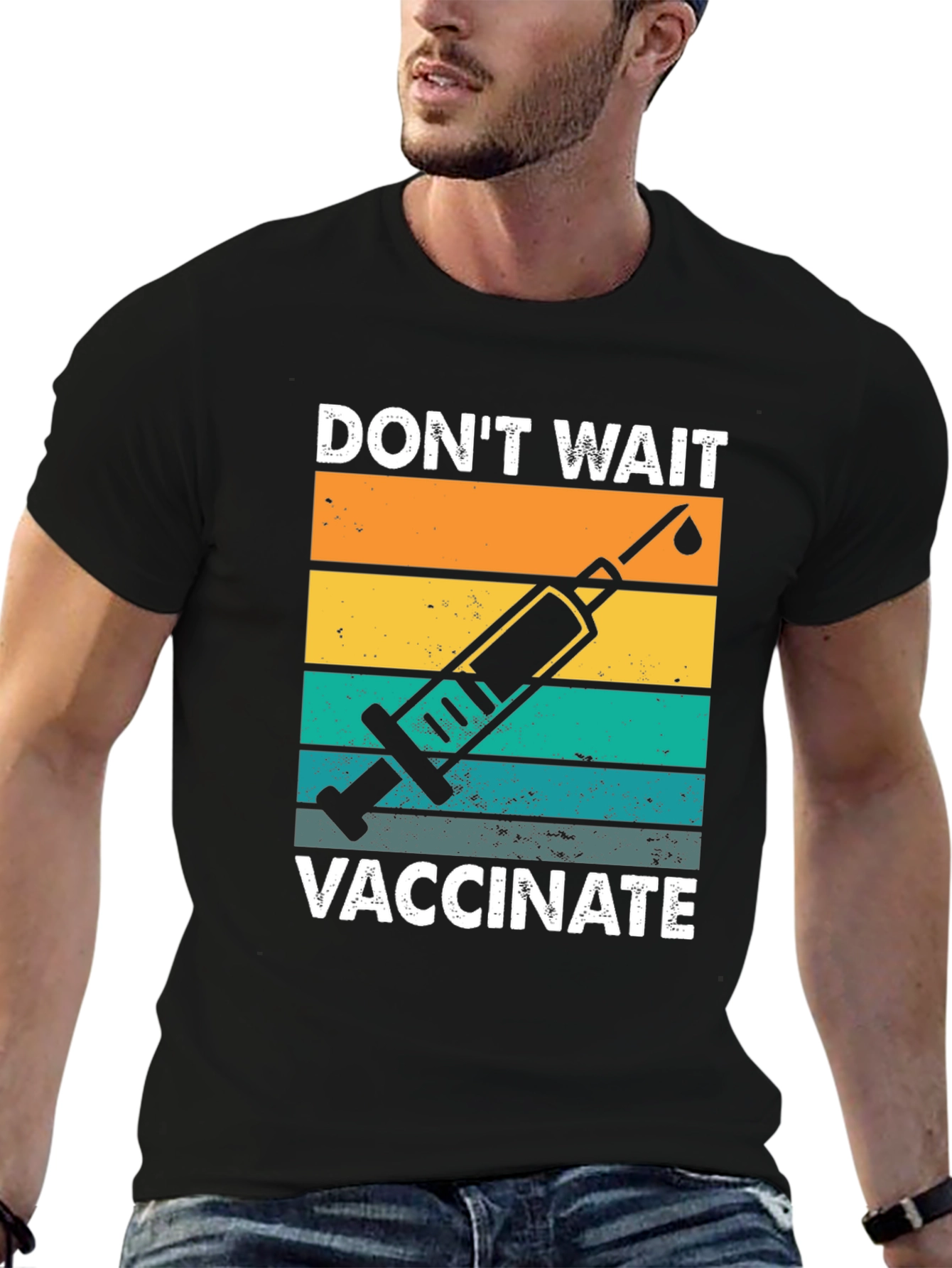 Vaccinate T-Shirt - Retro Design