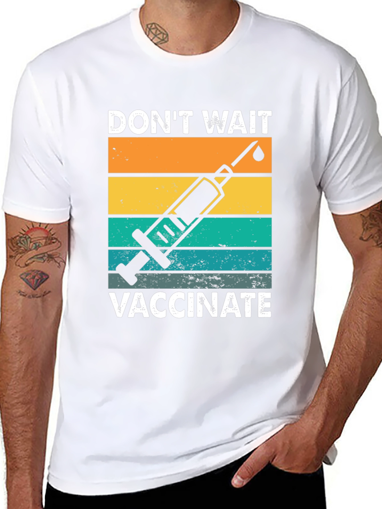 Vaccinate T-Shirt - Retro Design