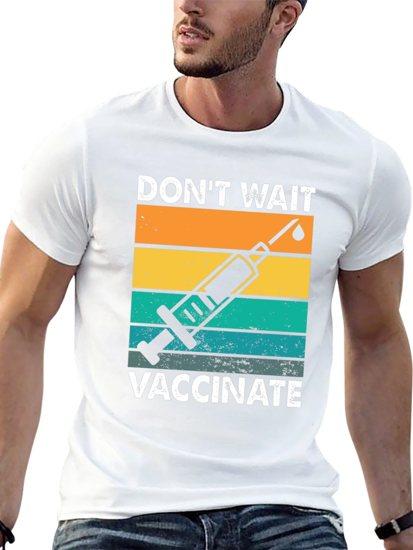 Vaccinate T-Shirt - Retro Design