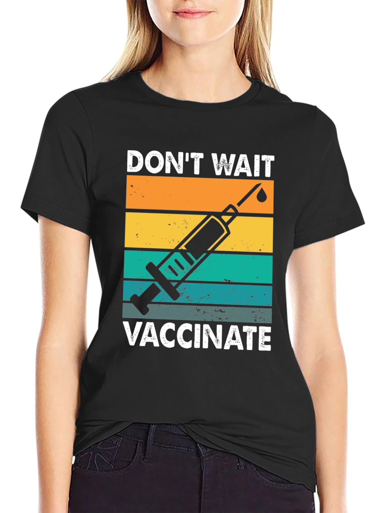 Vaccinate T-Shirt - Retro Design