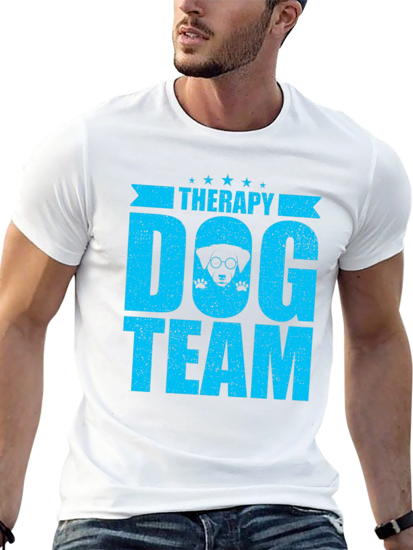 Therapy Dog Team Graphic T-Shirt