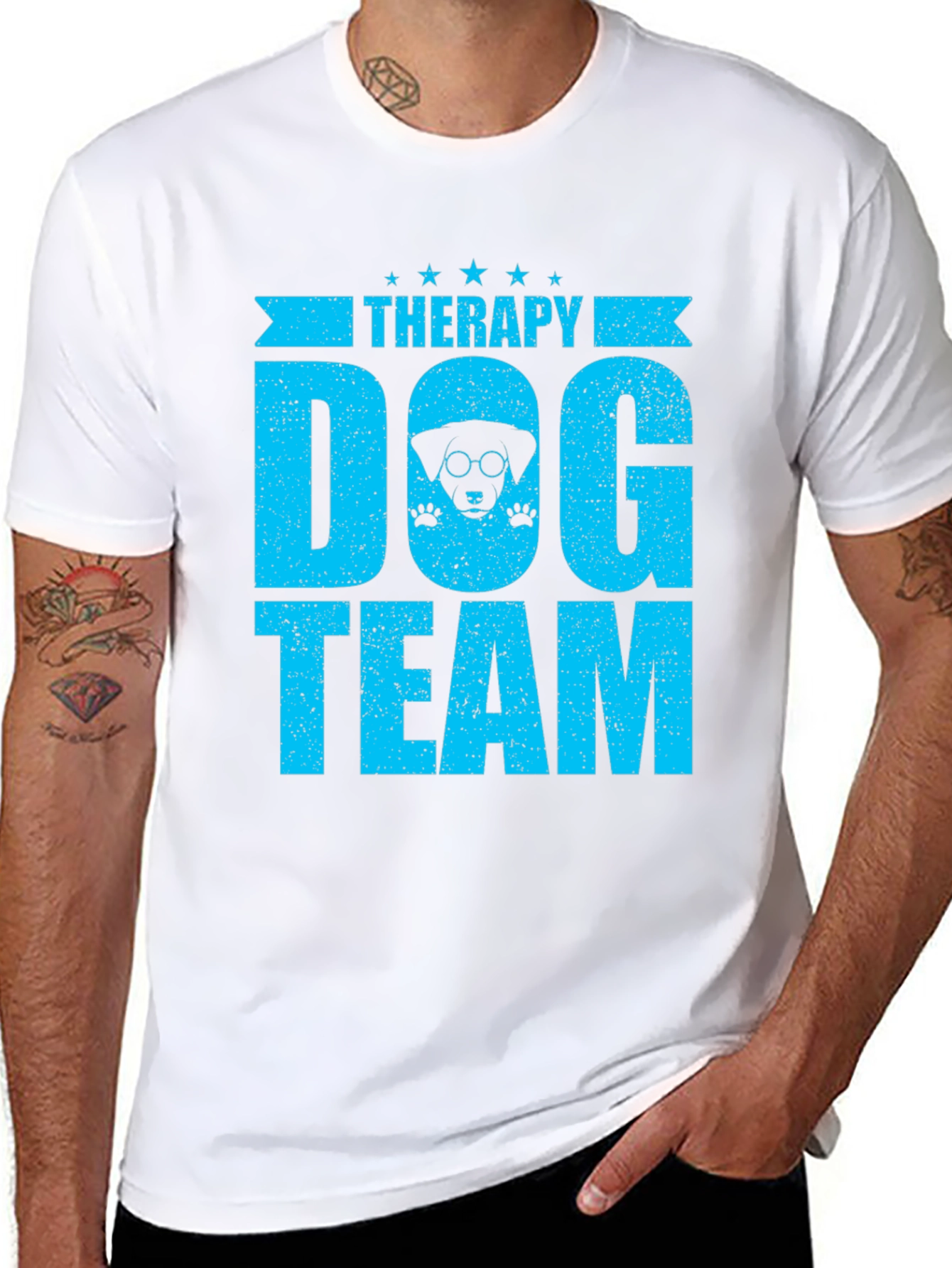 Therapy Dog Team Graphic T-Shirt