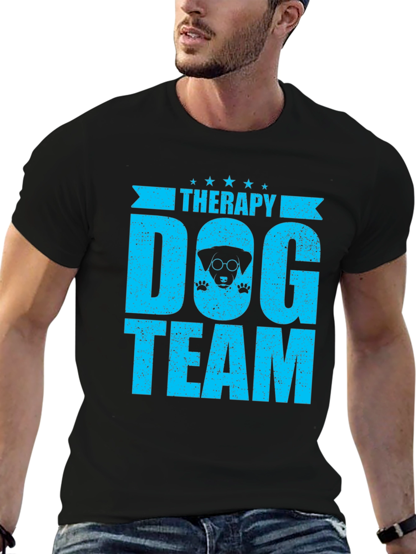 Therapy Dog Team Graphic T-Shirt