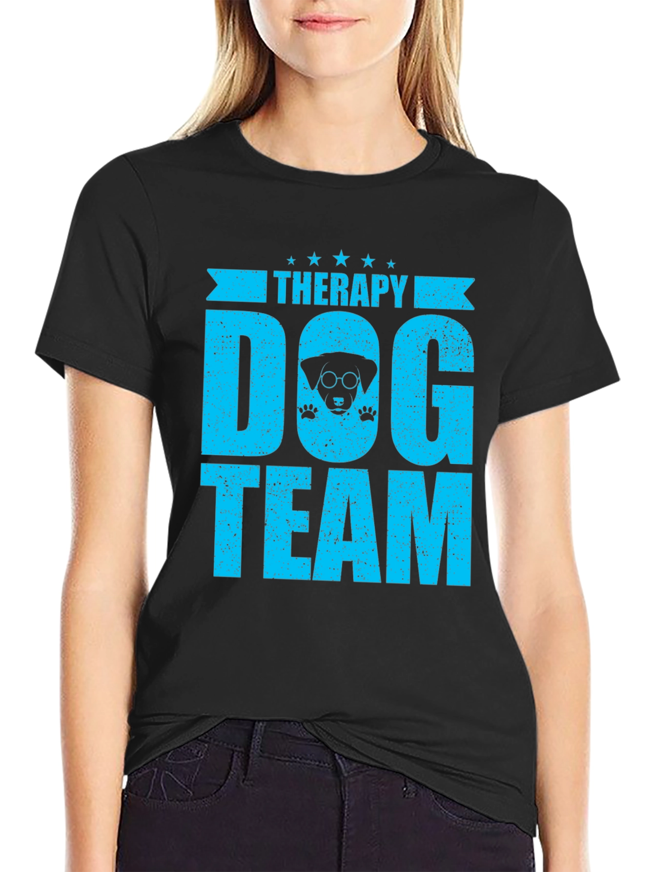 Therapy Dog Team Graphic T-Shirt