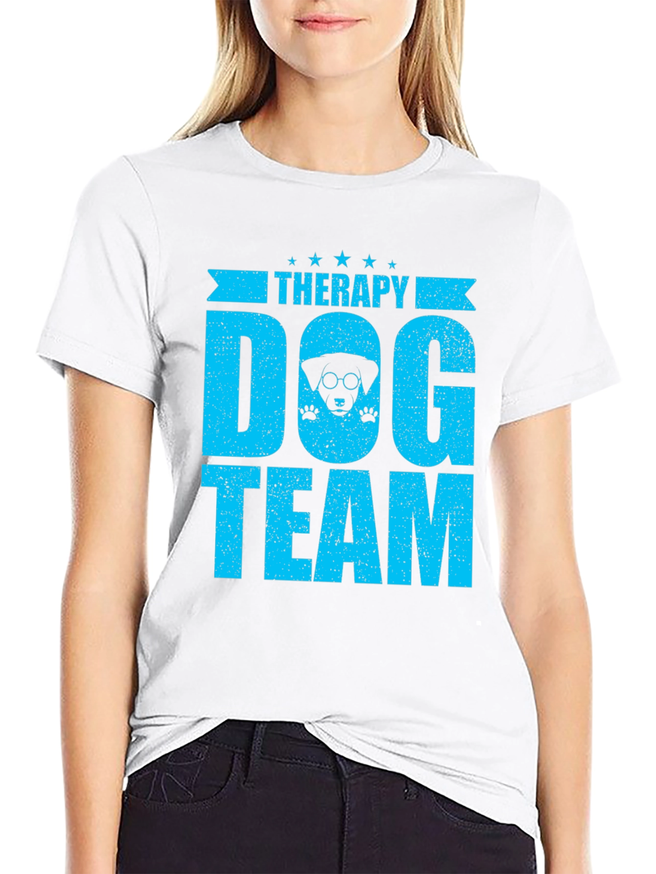 Therapy Dog Team Graphic T-Shirt