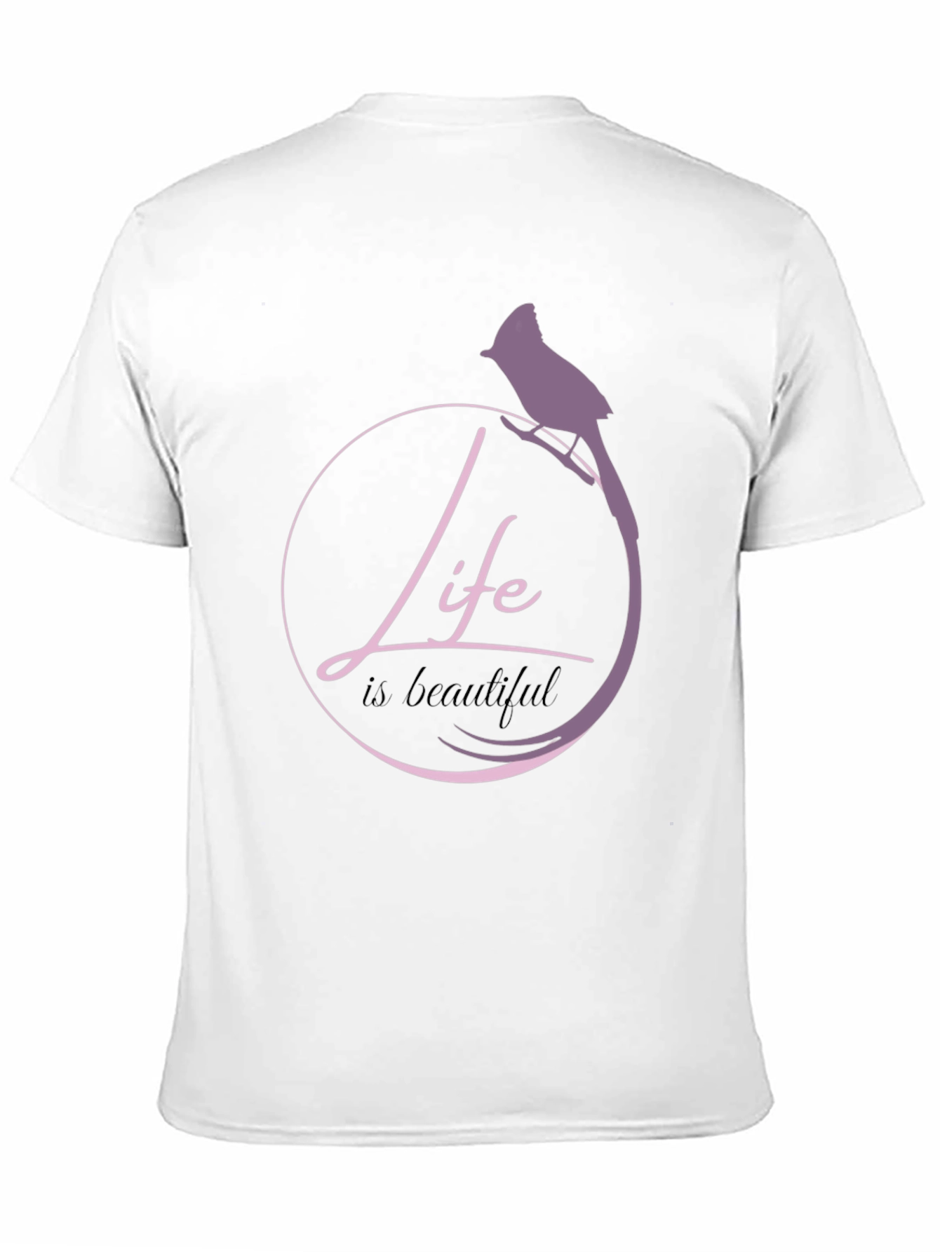 Life is Beautiful Bird Graphic T-Shirt