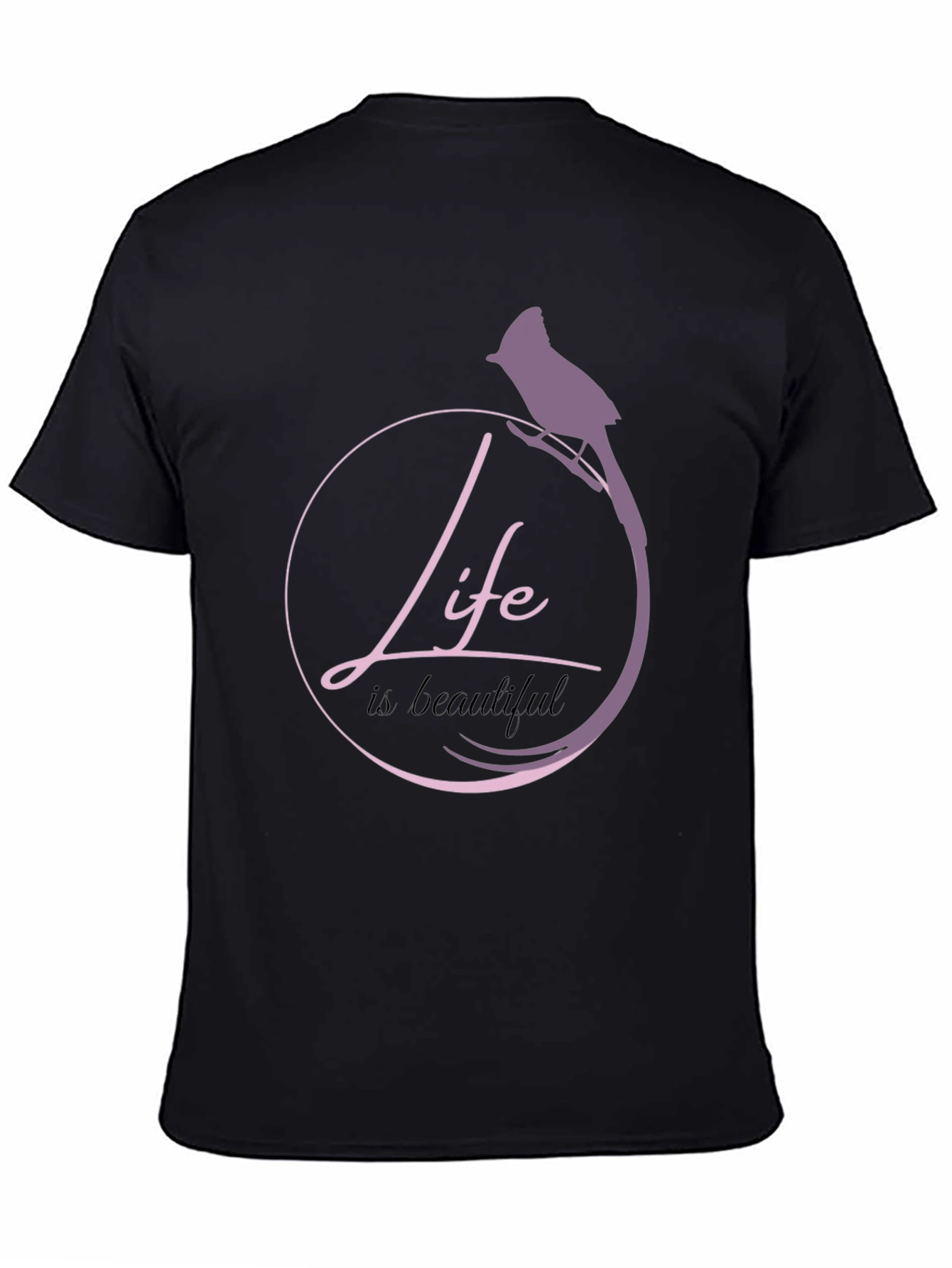 Life is Beautiful Bird Graphic T-Shirt
