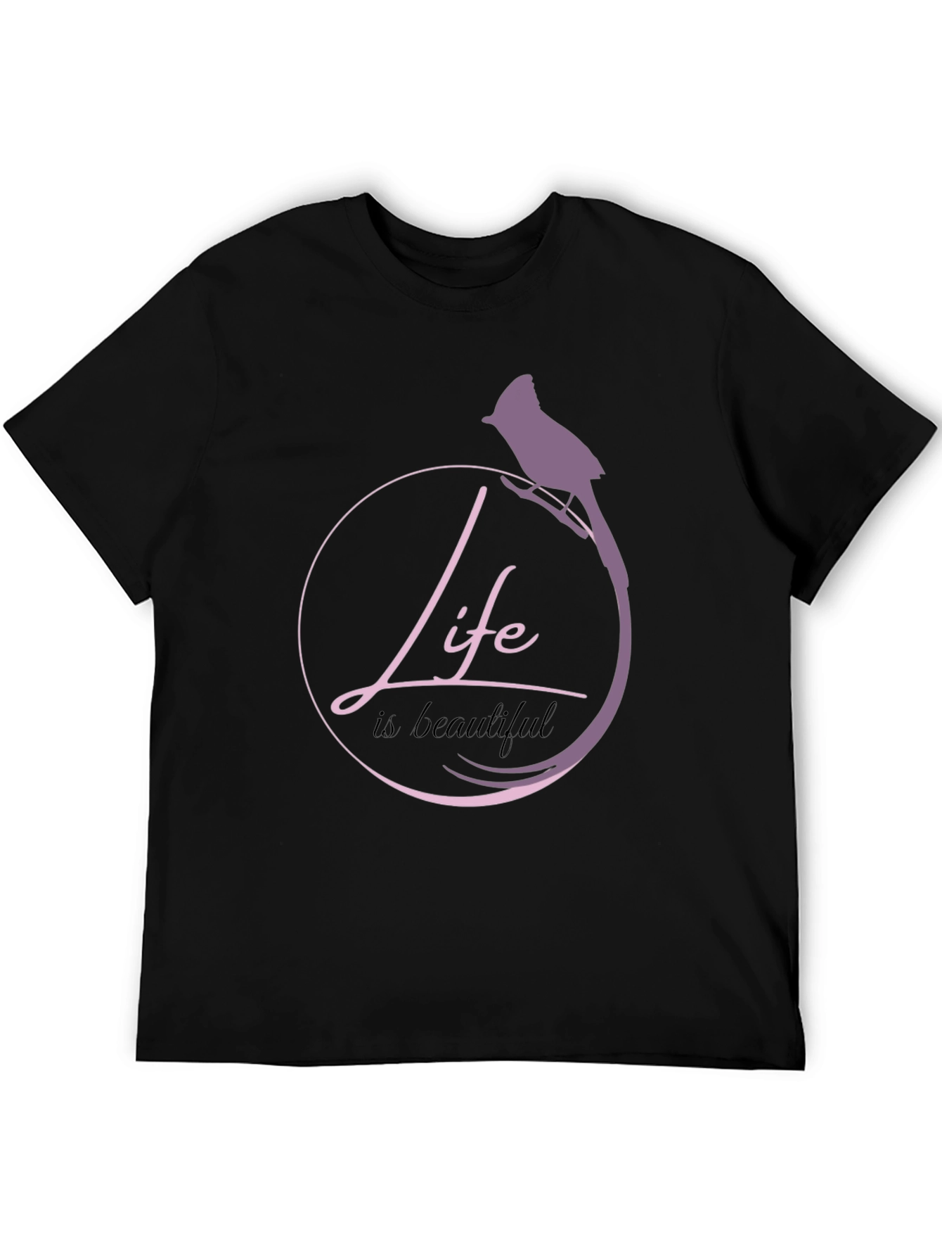 Life is Beautiful Bird Graphic T-Shirt