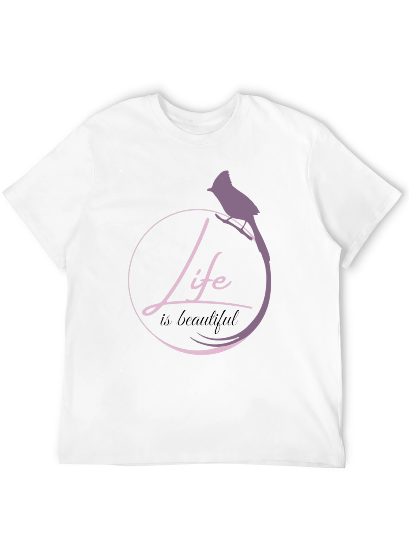 Life is Beautiful Bird Graphic T-Shirt