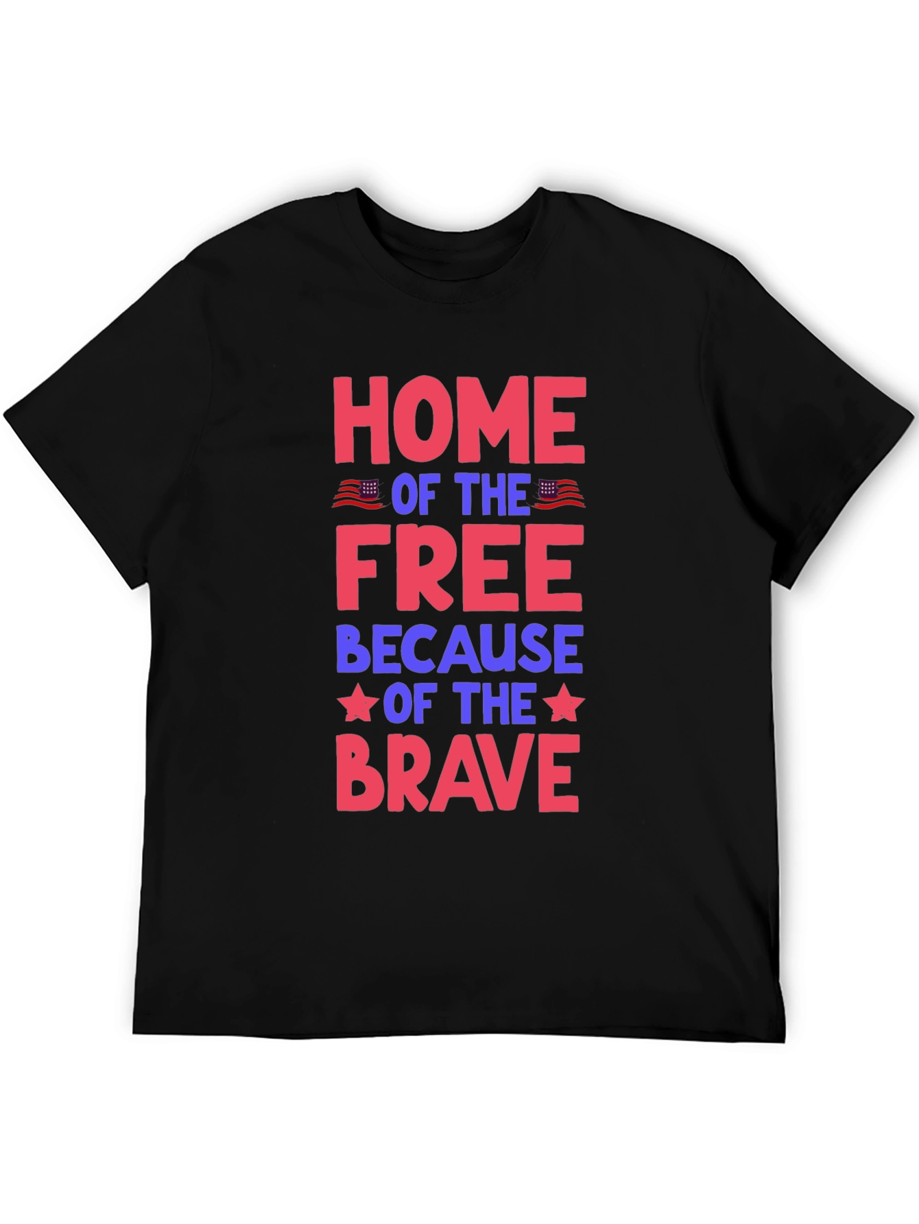 Patriotic Home of the Free Graphic Tee