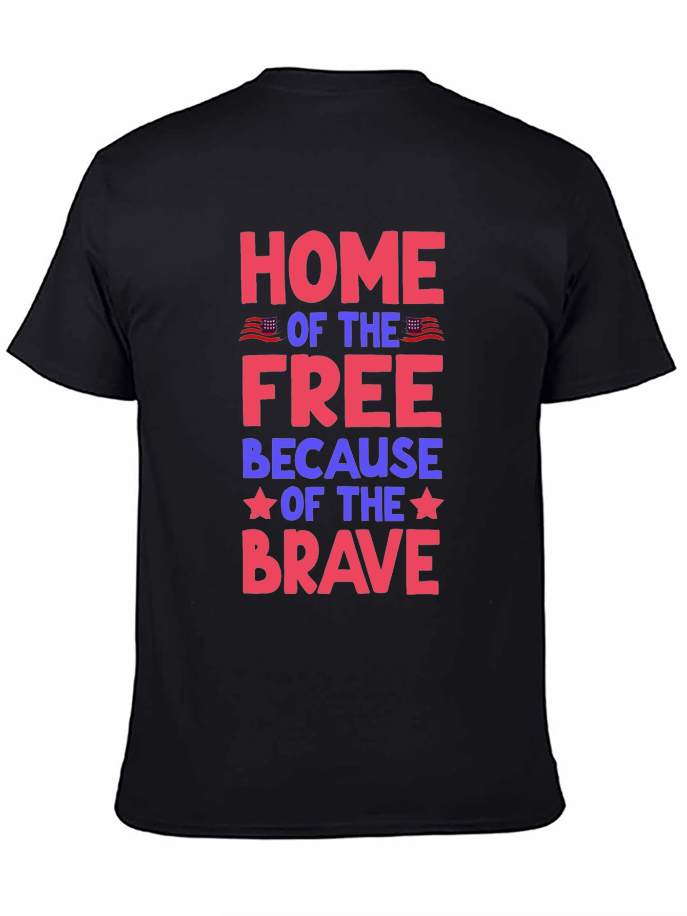 Patriotic Home of the Free Graphic Tee