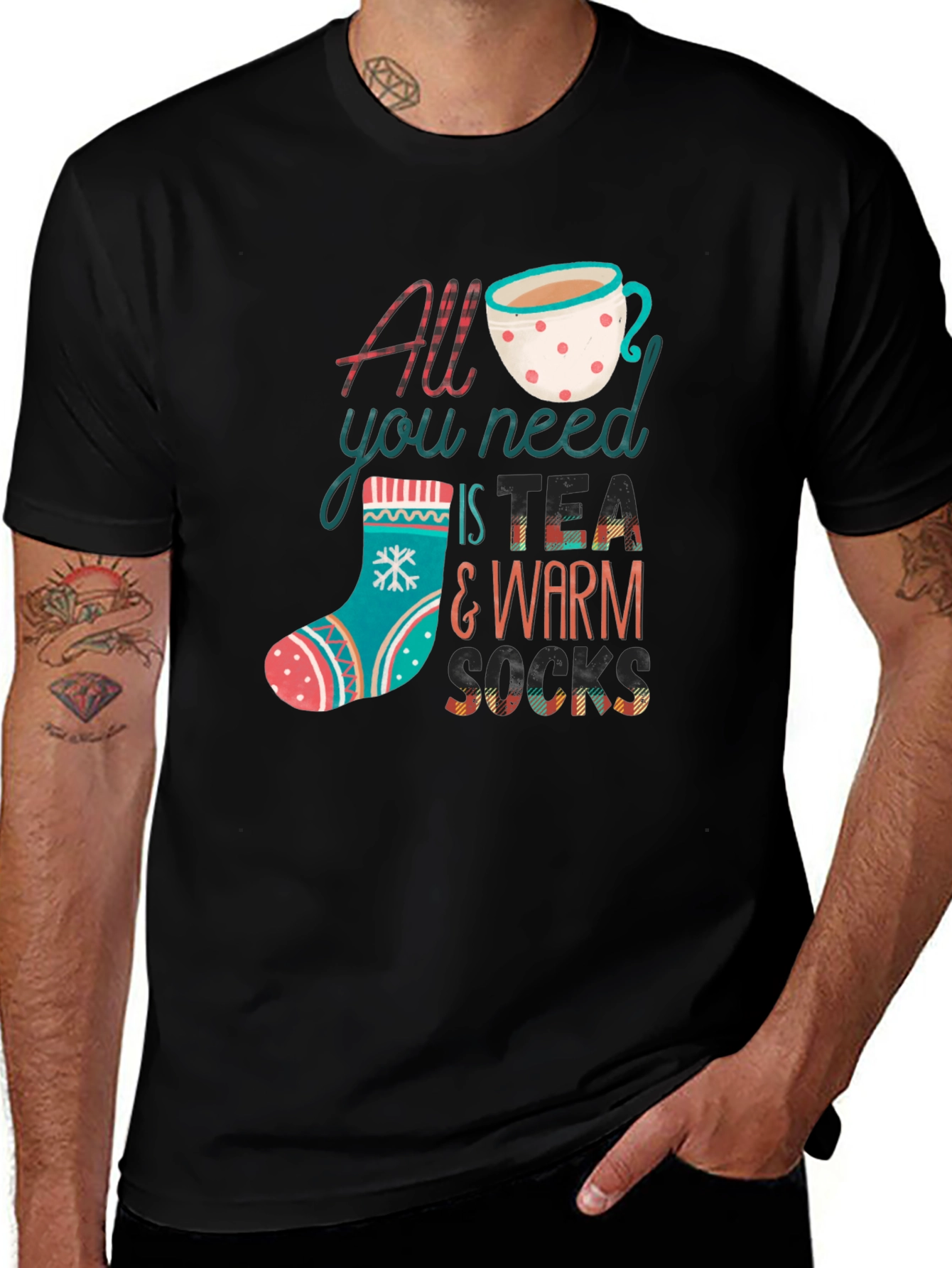 Tea & Socks Graphic Tee