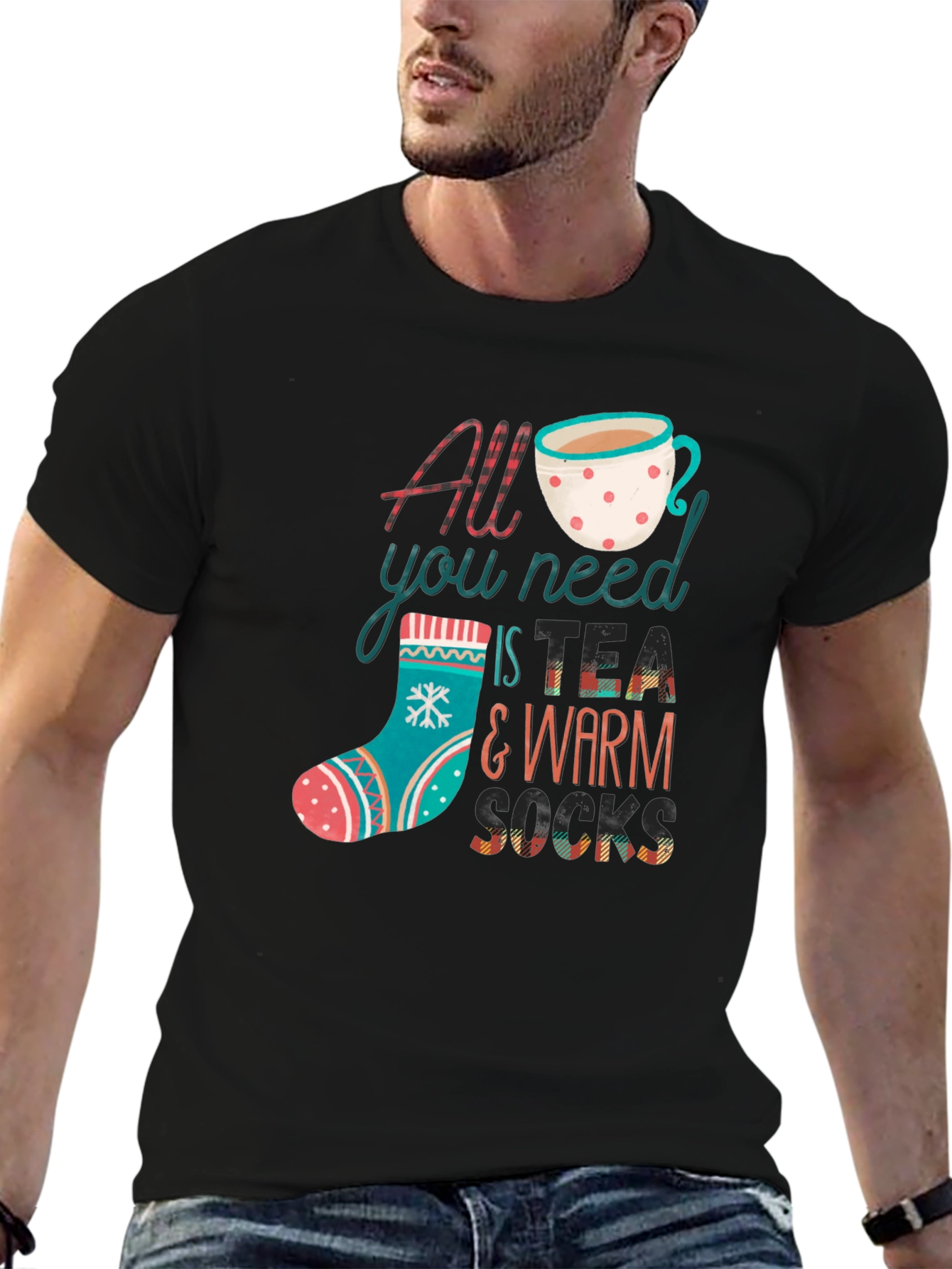 Tea & Socks Graphic Tee