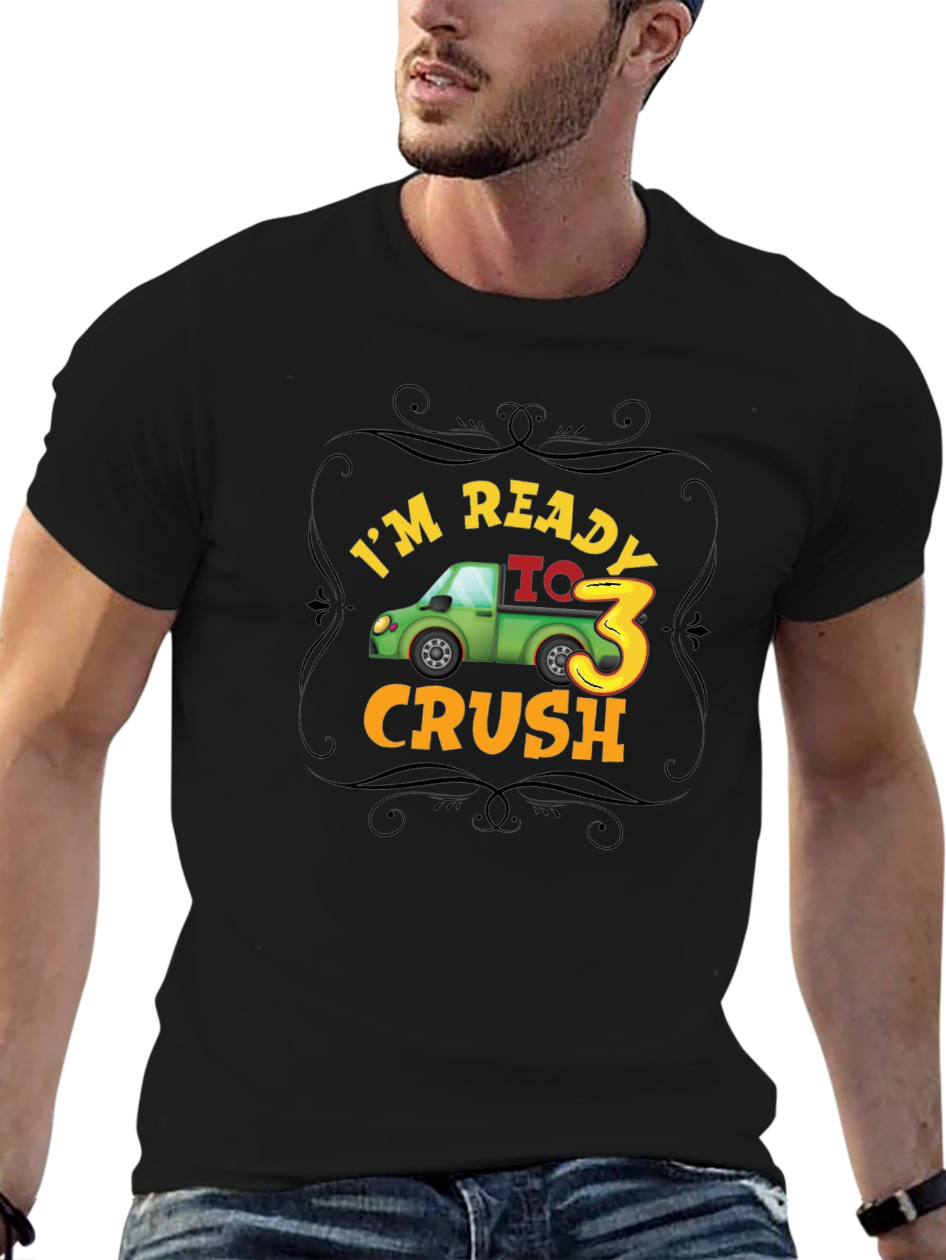 Im Ready to Crush 3rd Birthday Party Toddler T-Shirt