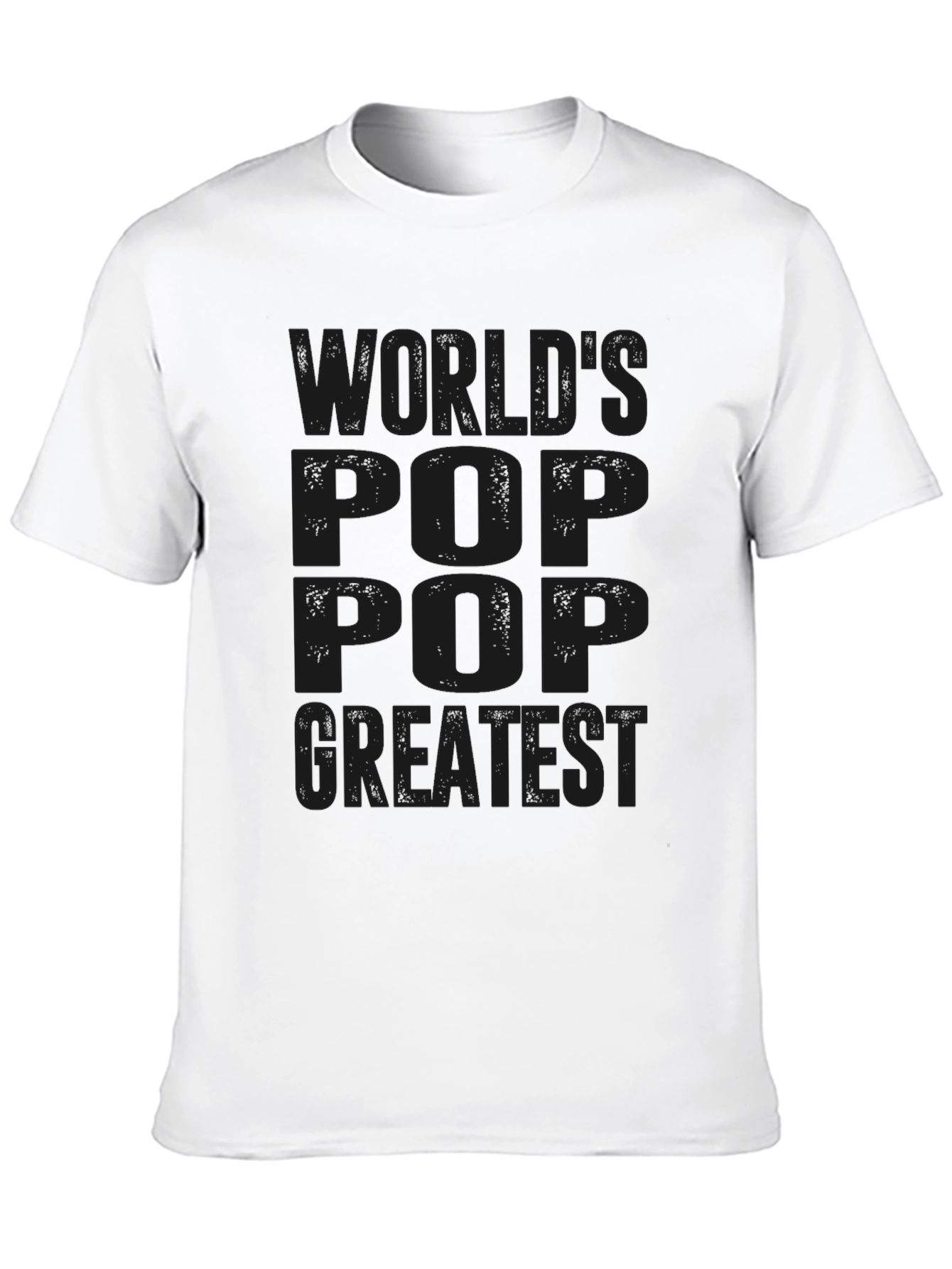 Worlds Greatest Pop Pop Black T-Shirt