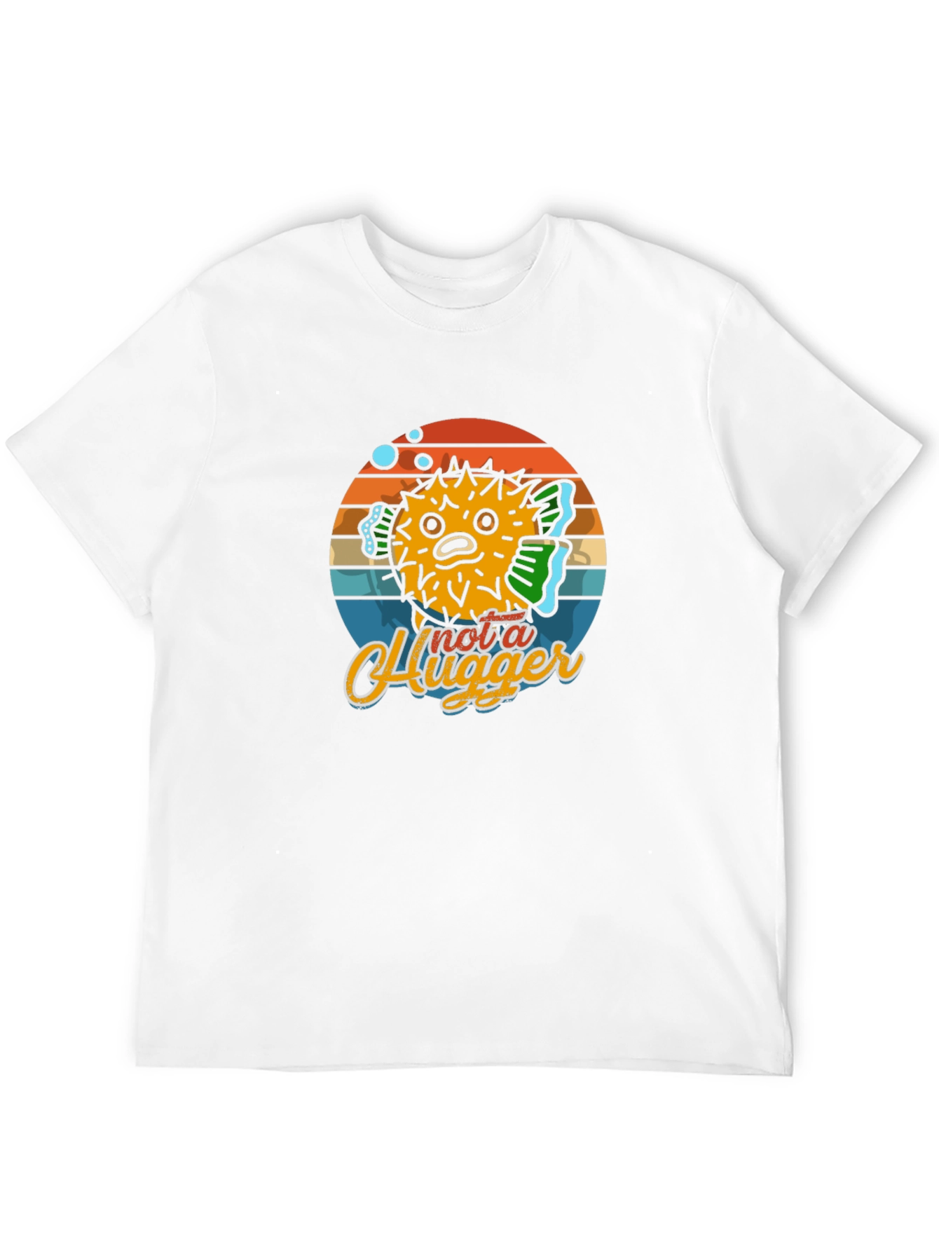 Not a Hugger Puffer Fish Graphic Tee