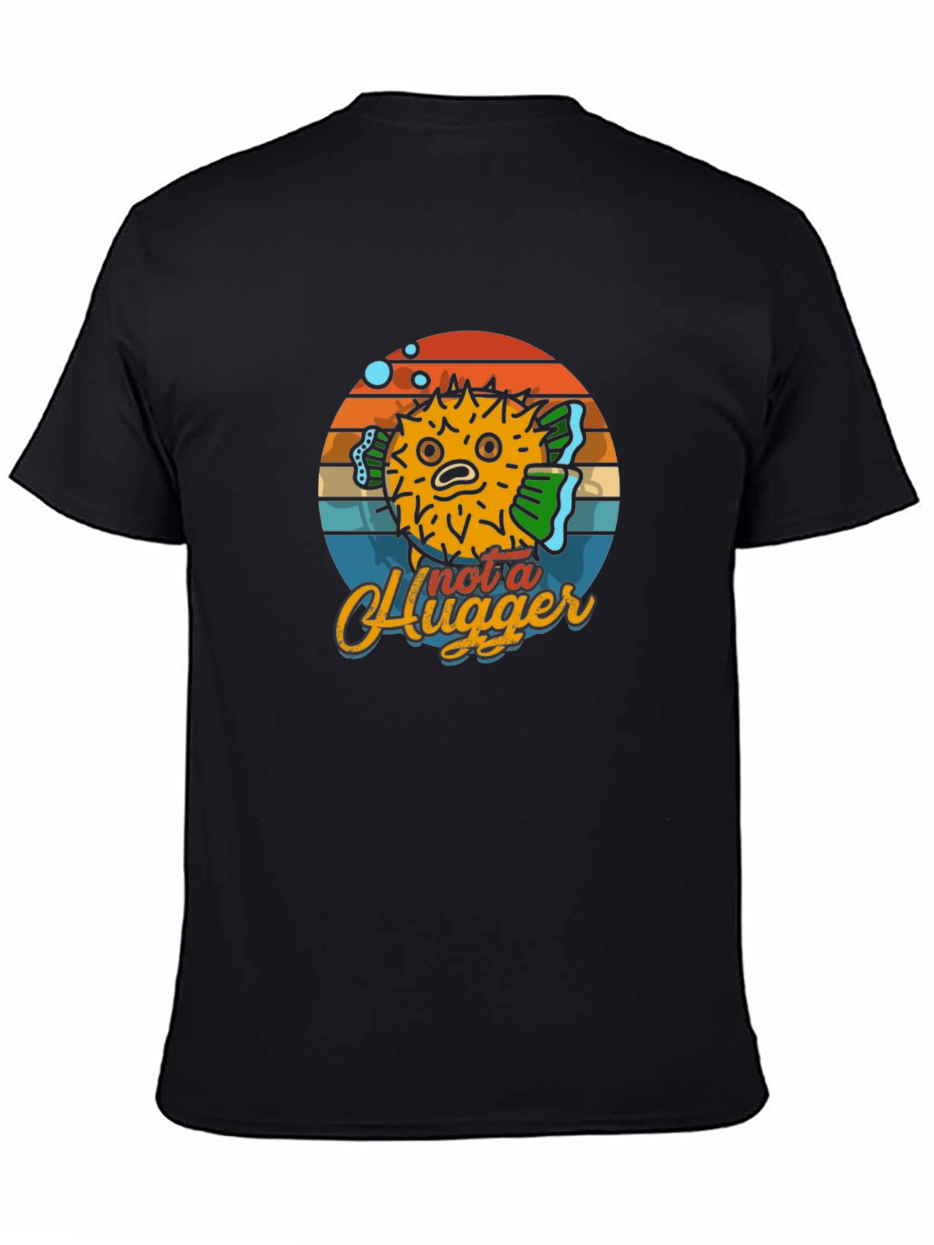 Not a Hugger Puffer Fish Graphic Tee