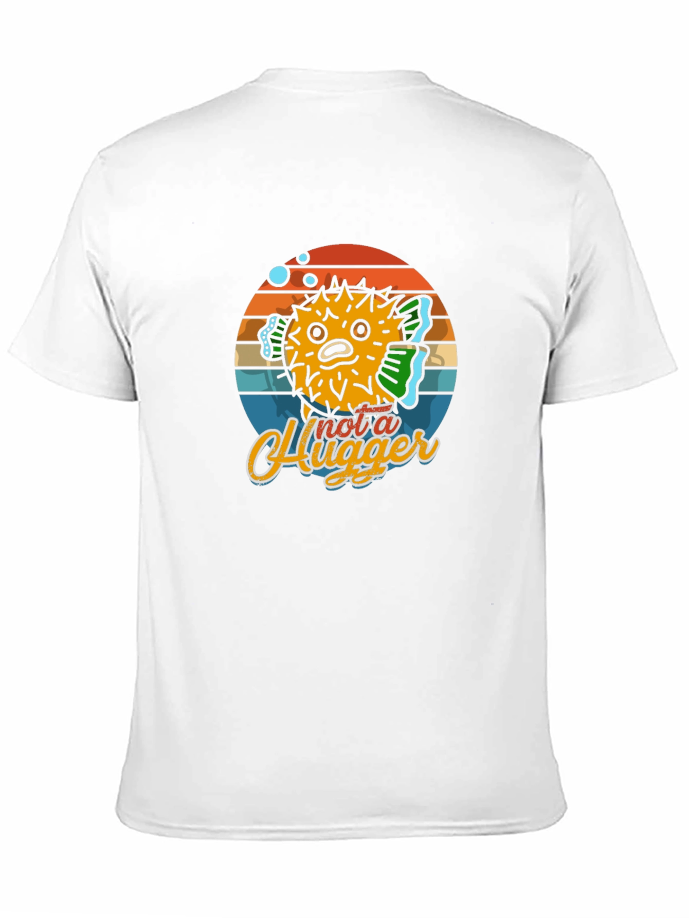 Not a Hugger Puffer Fish Graphic Tee
