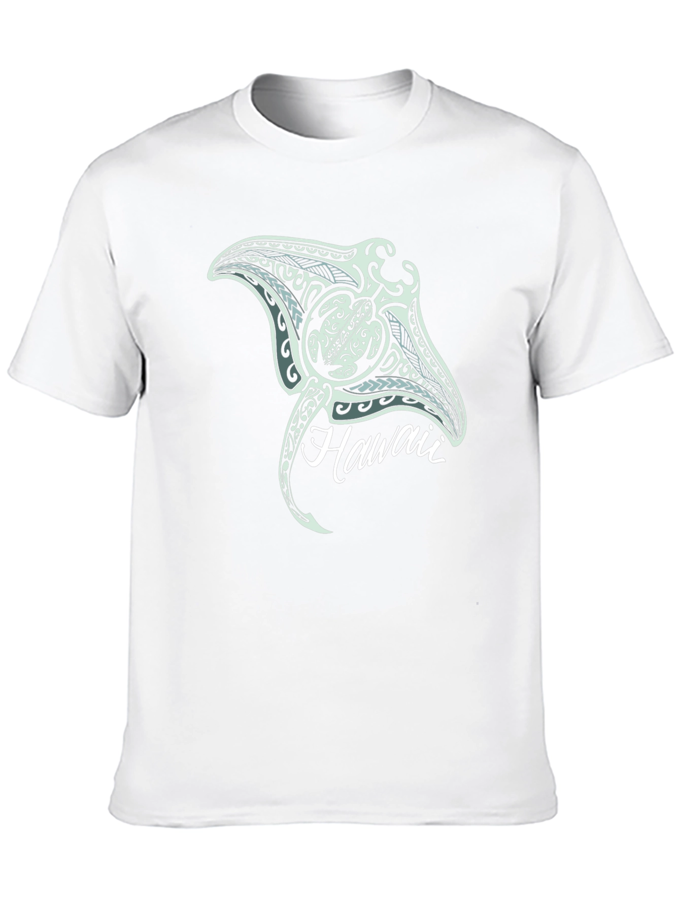Hawaii Ray Graphic Tee - Black T-Shirt
