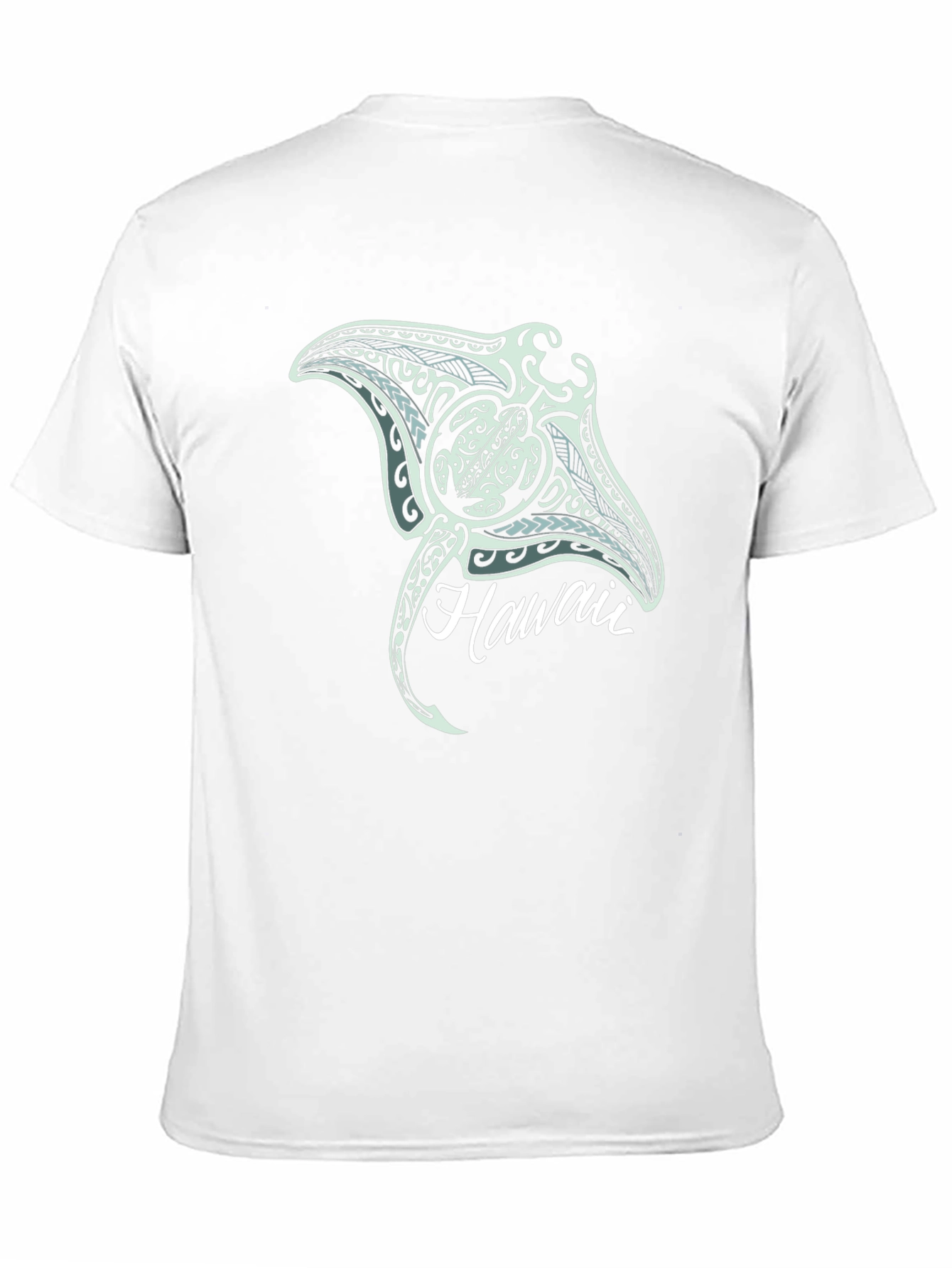 Hawaii Ray Graphic Tee - Black T-Shirt