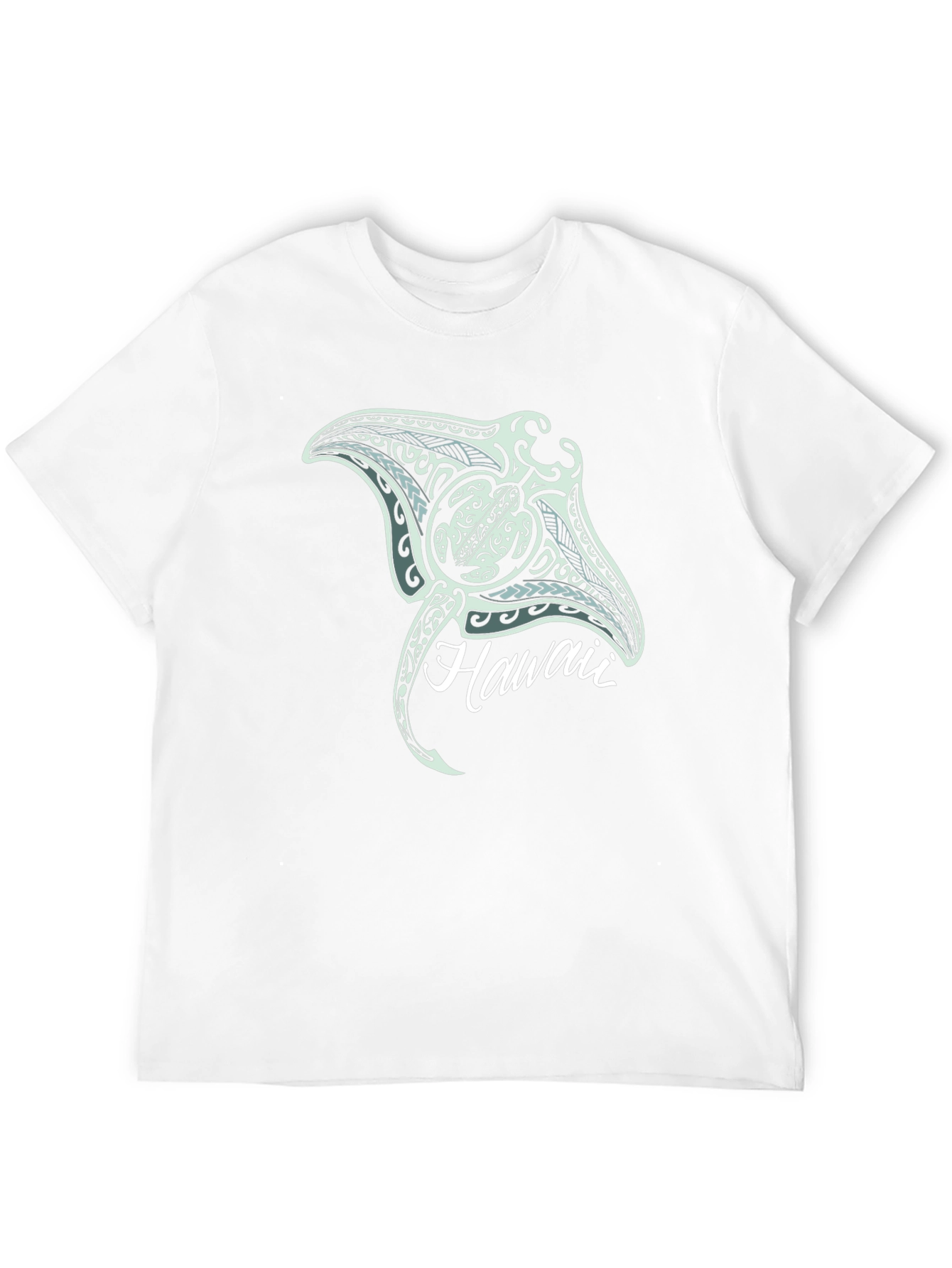 Hawaii Ray Graphic Tee - Black T-Shirt
