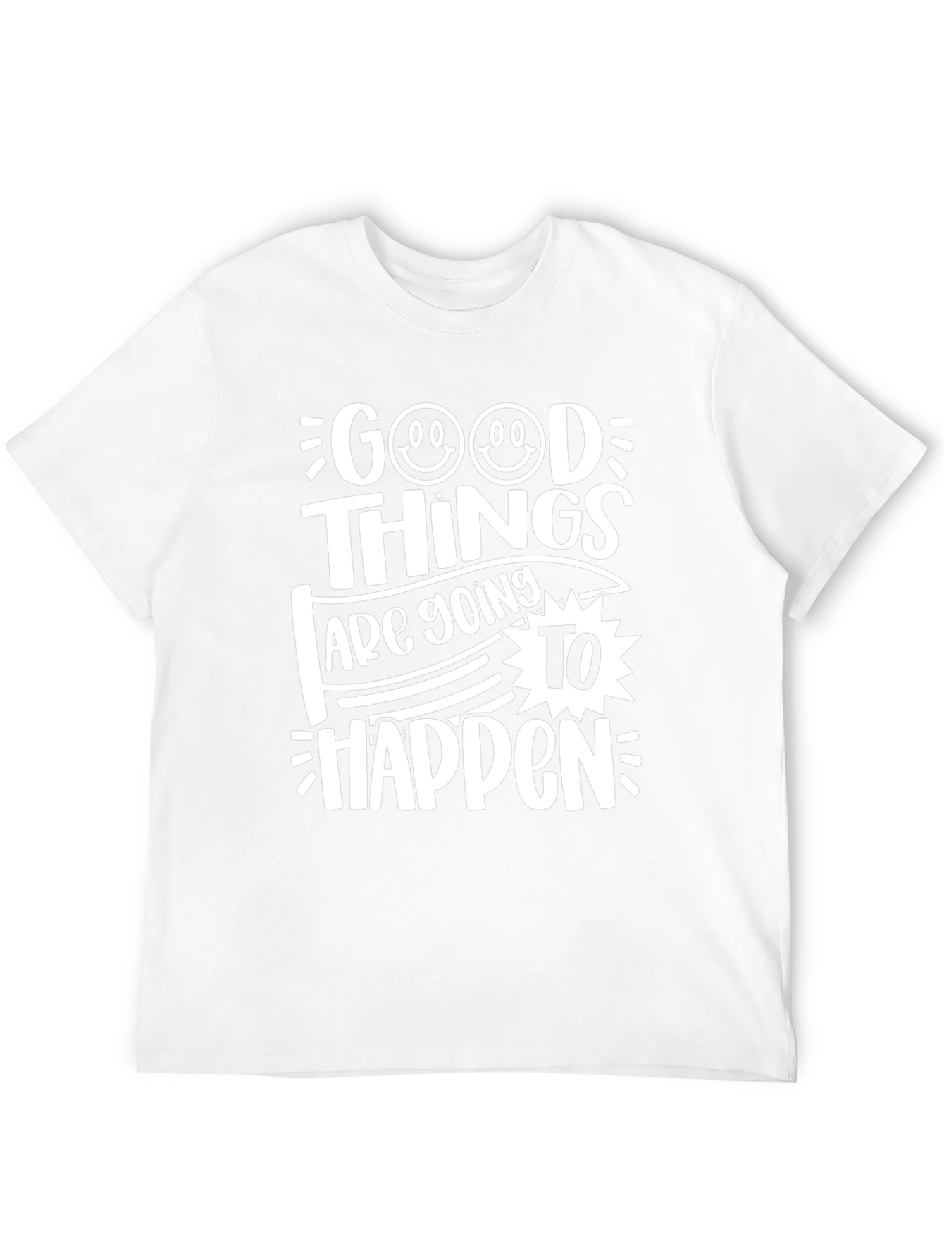 Good Things Happen Graphic Tee - Black