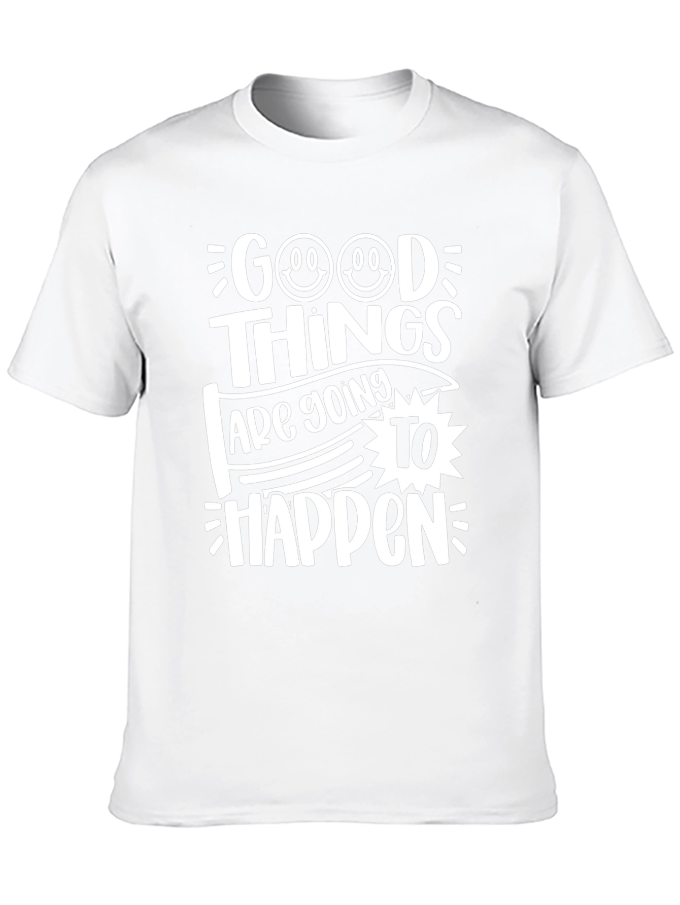 Good Things Happen Graphic Tee - Black