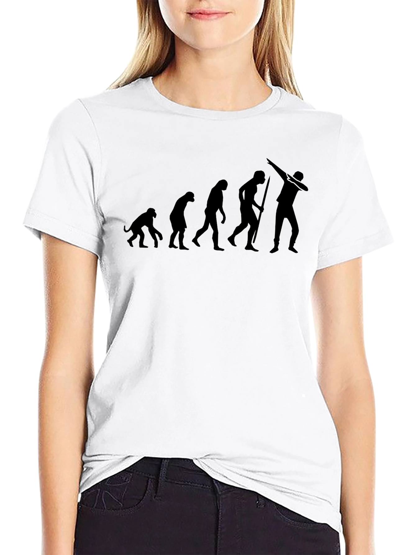 Evolution of Dab T-Shirt - Funny Black Tee