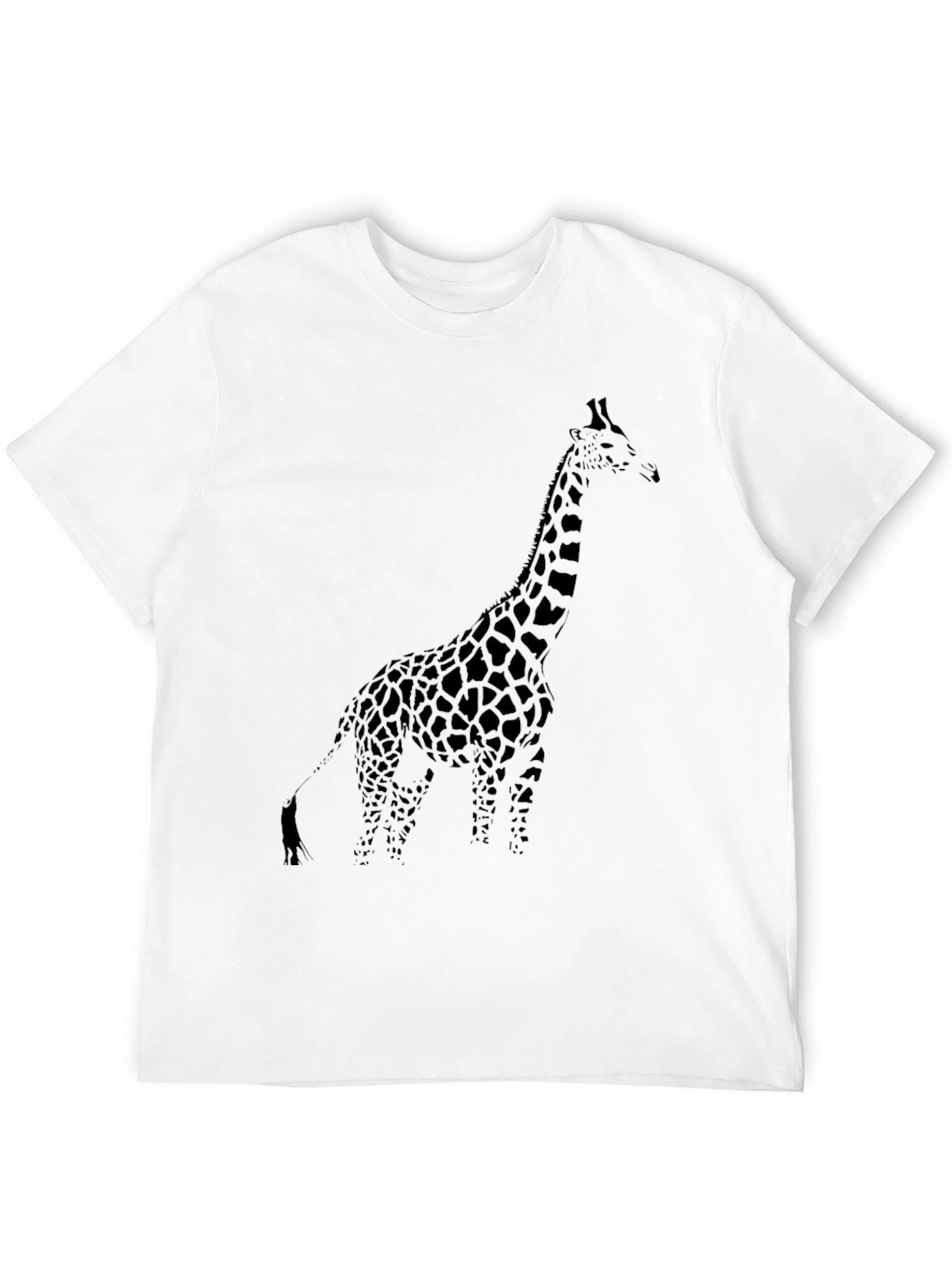Giraffe Graphic Black Tee