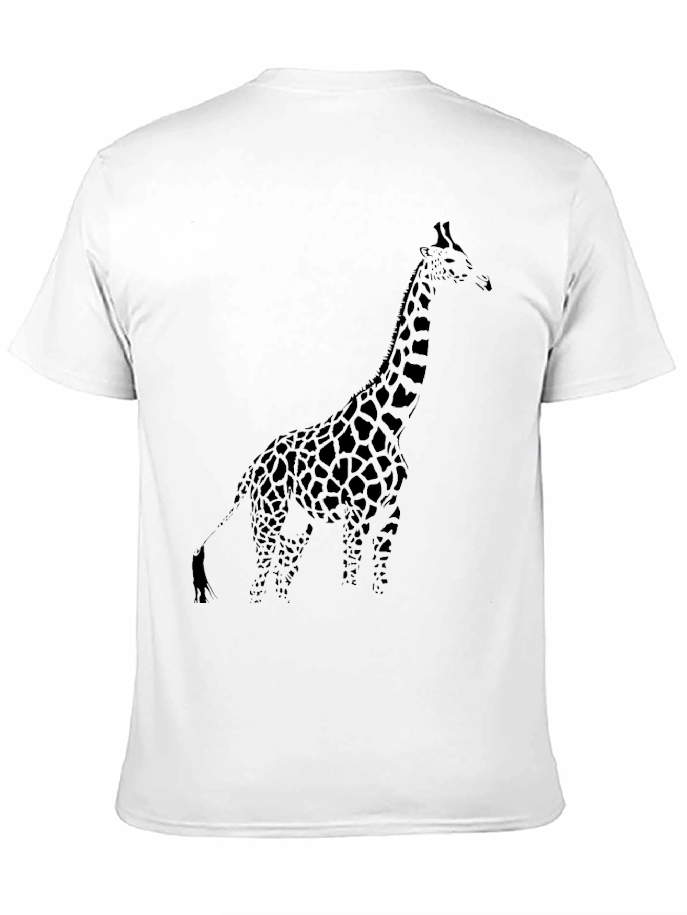 Giraffe Graphic Black Tee