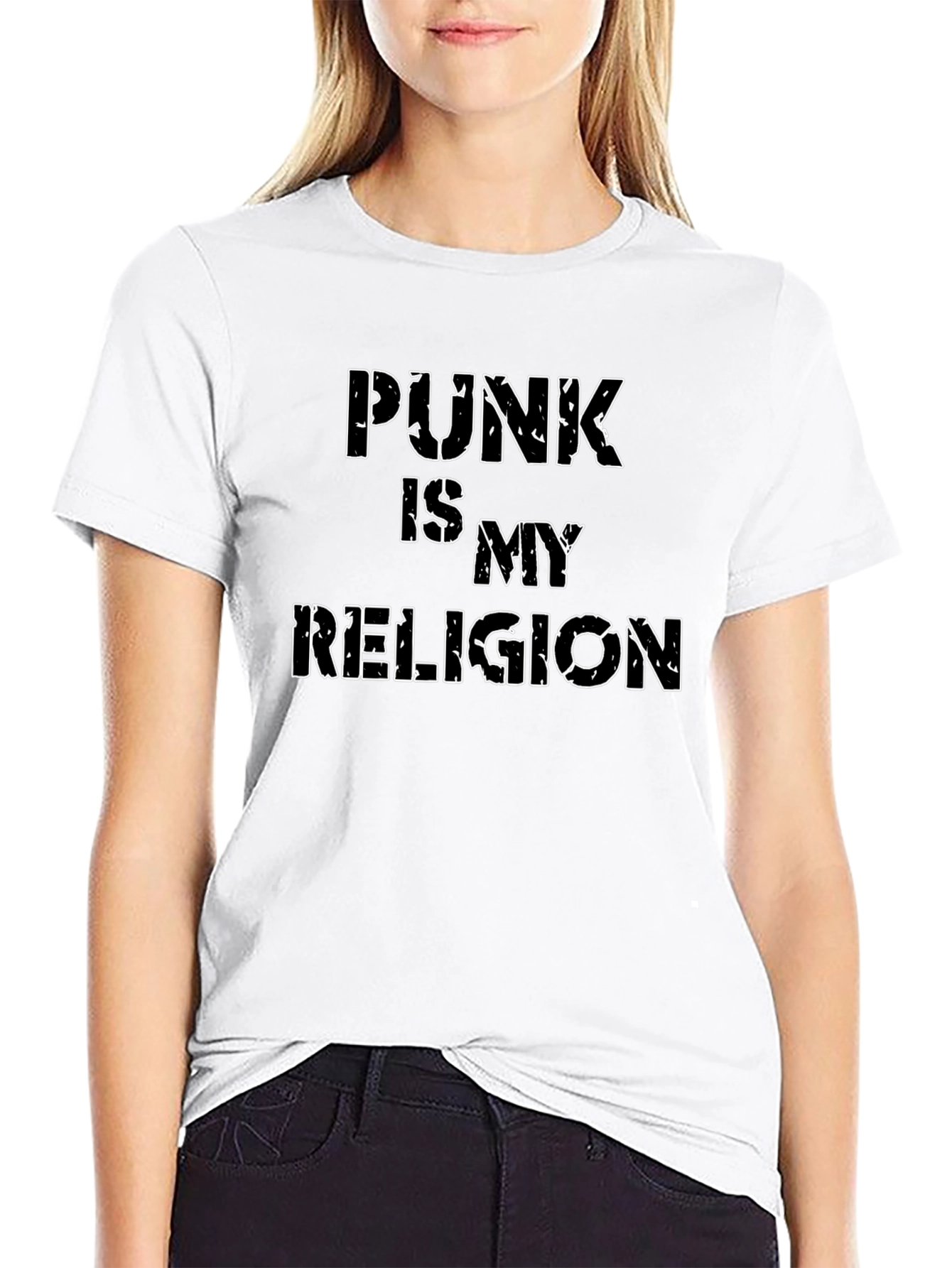 Punk is My Religion T-Shirt - Black