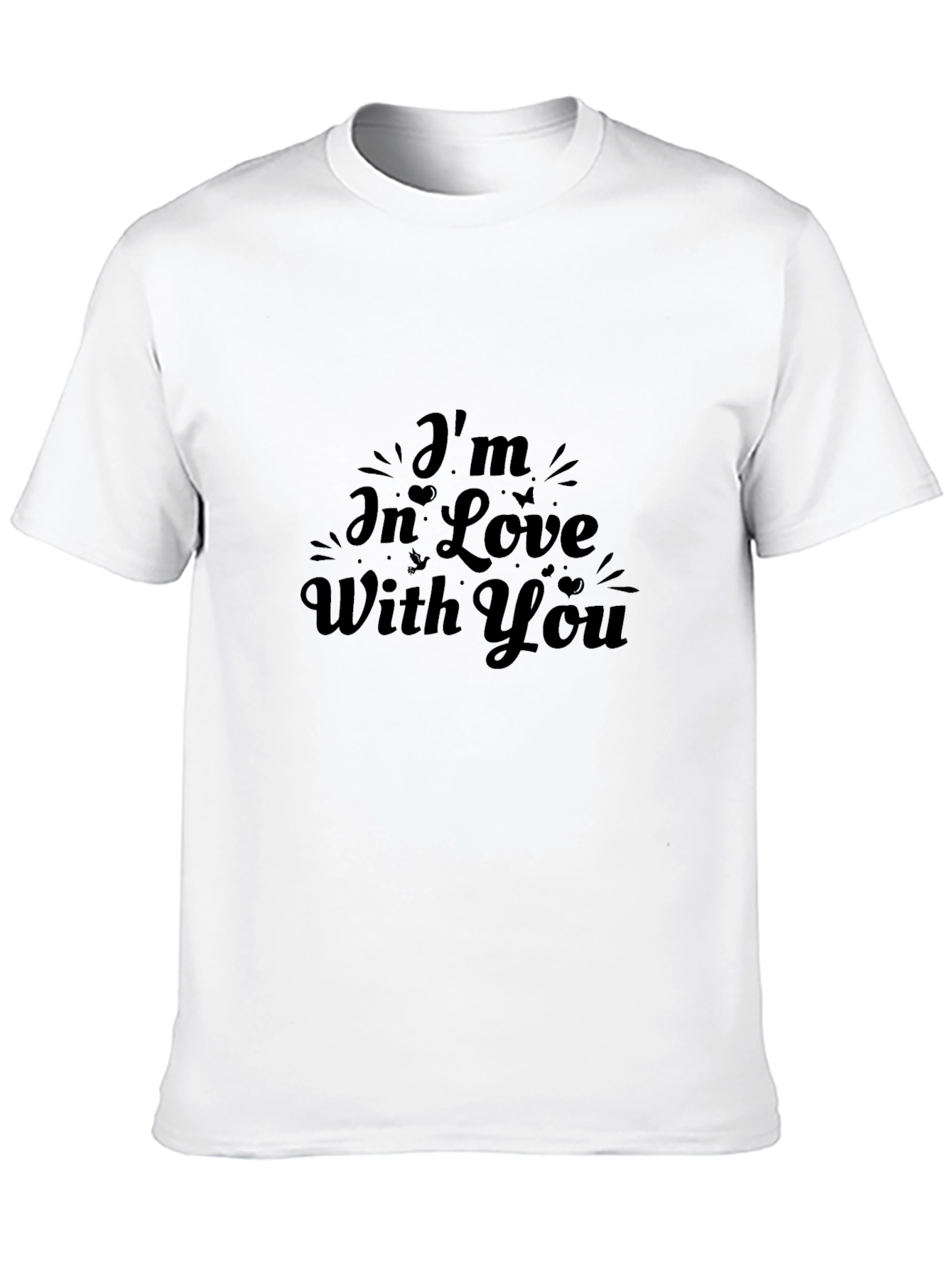 Im In Love With You Graphic Tee - Black